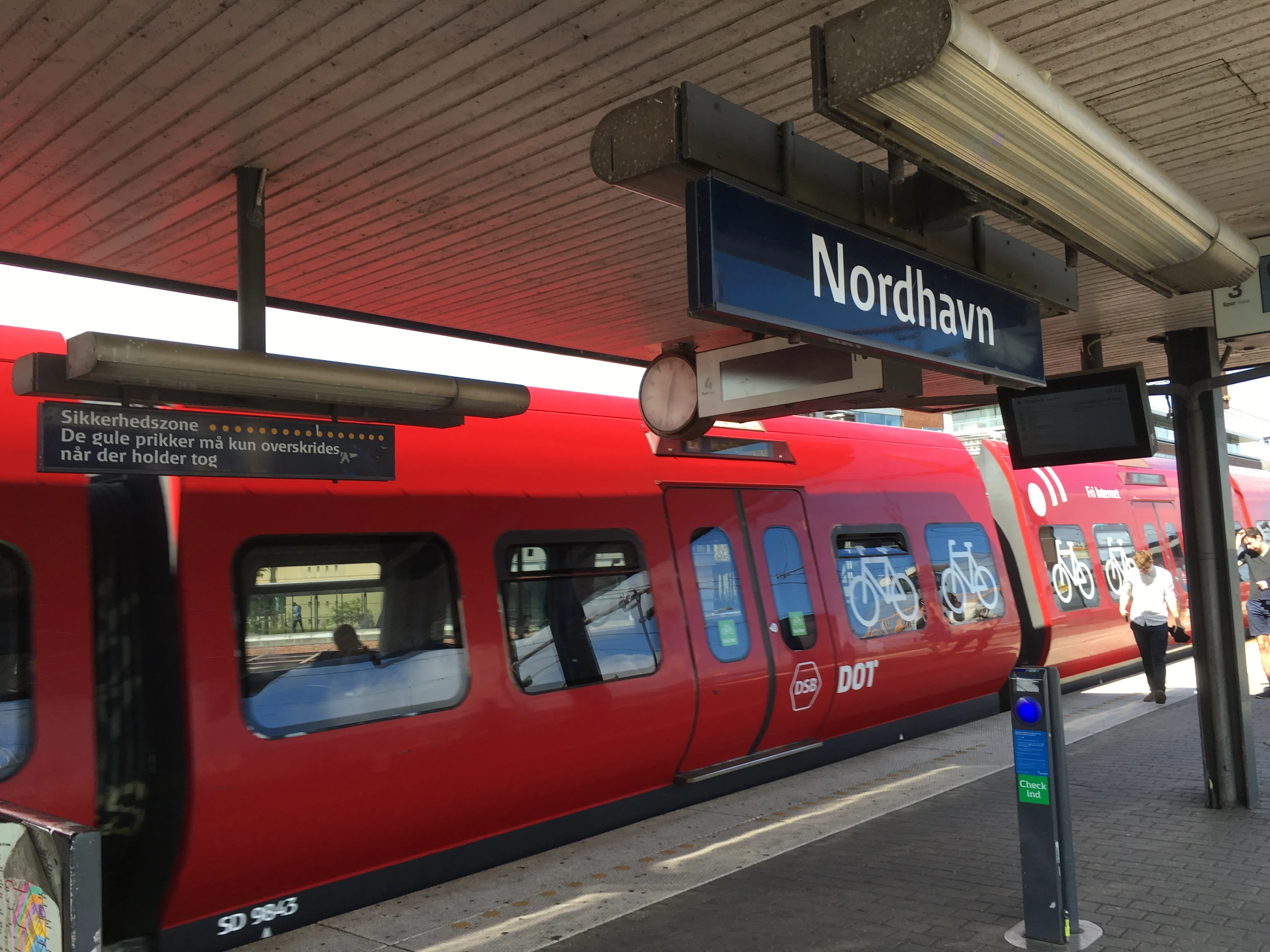 Billede af Nordhavn S-togstrinbræt.
