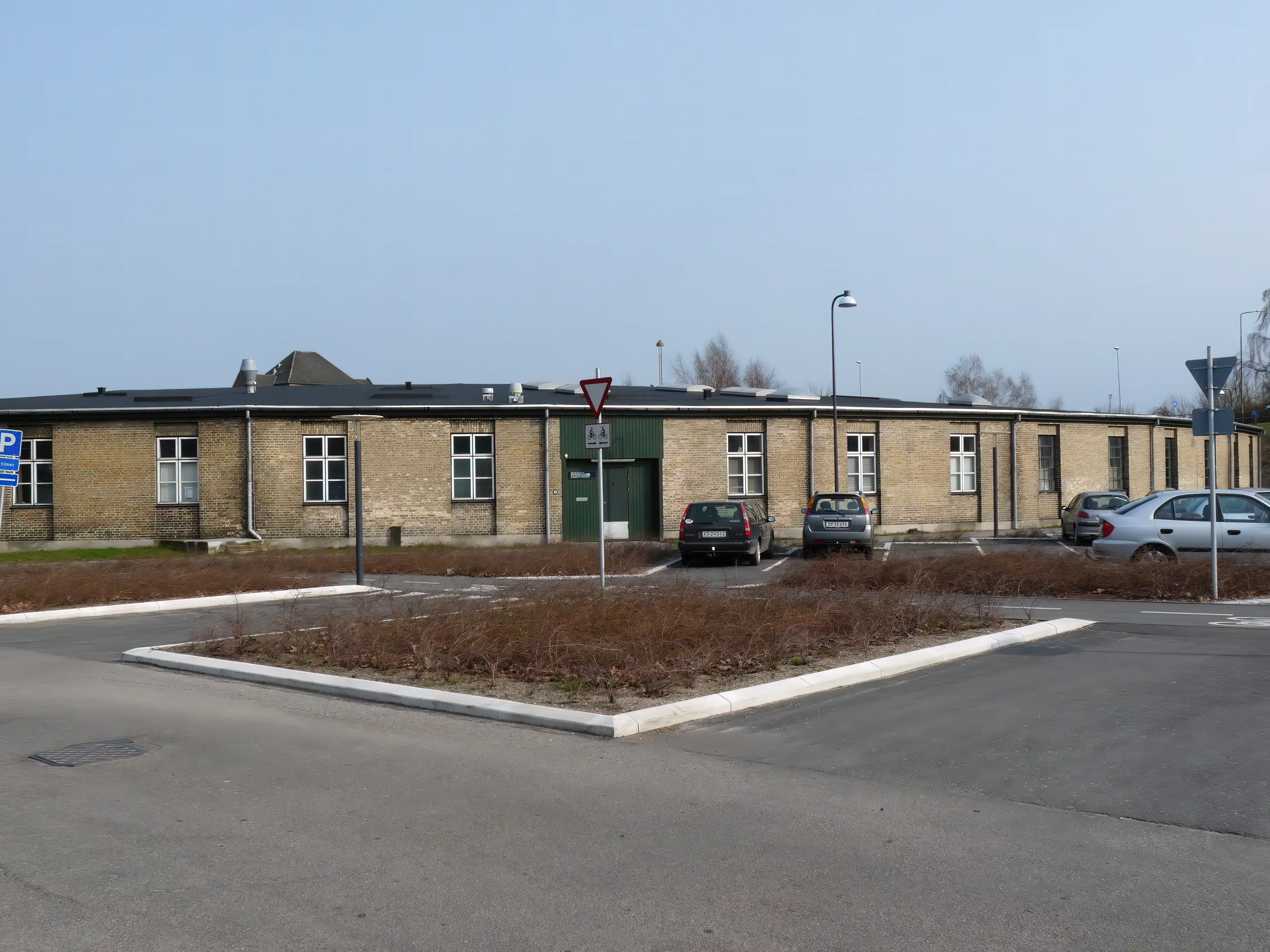 Billede af Næstved Stations remise.