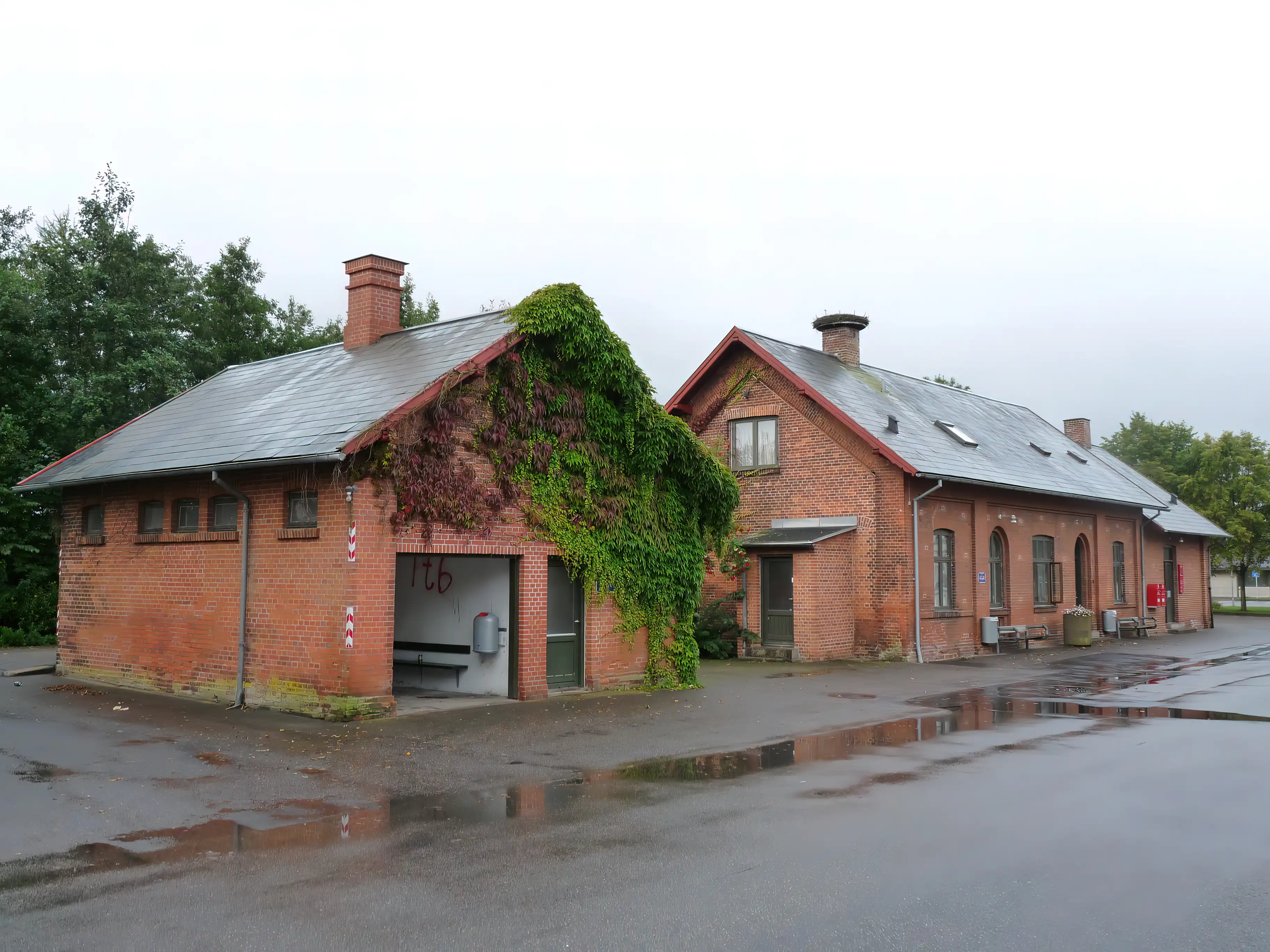 Billede af Nørager Station.