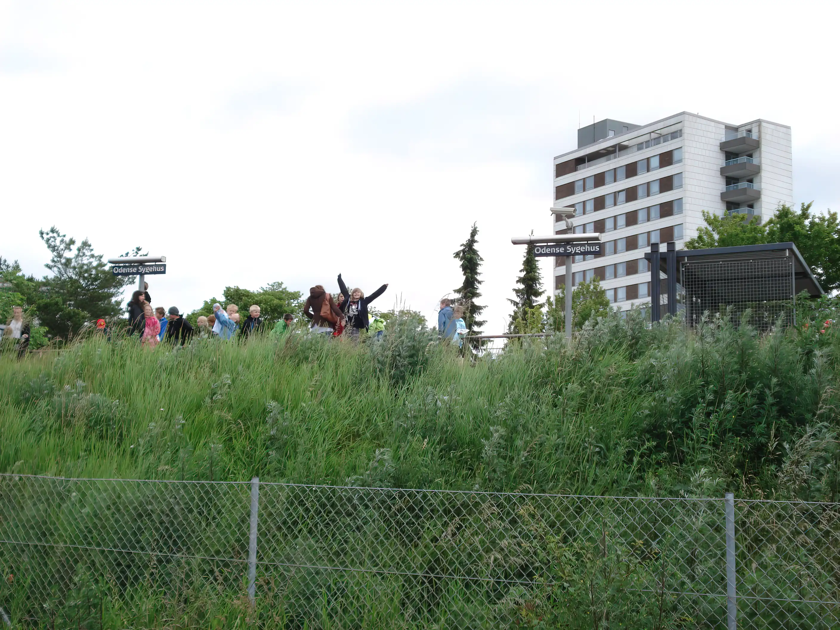 Billede af Odense Sygehus Trinbræt.