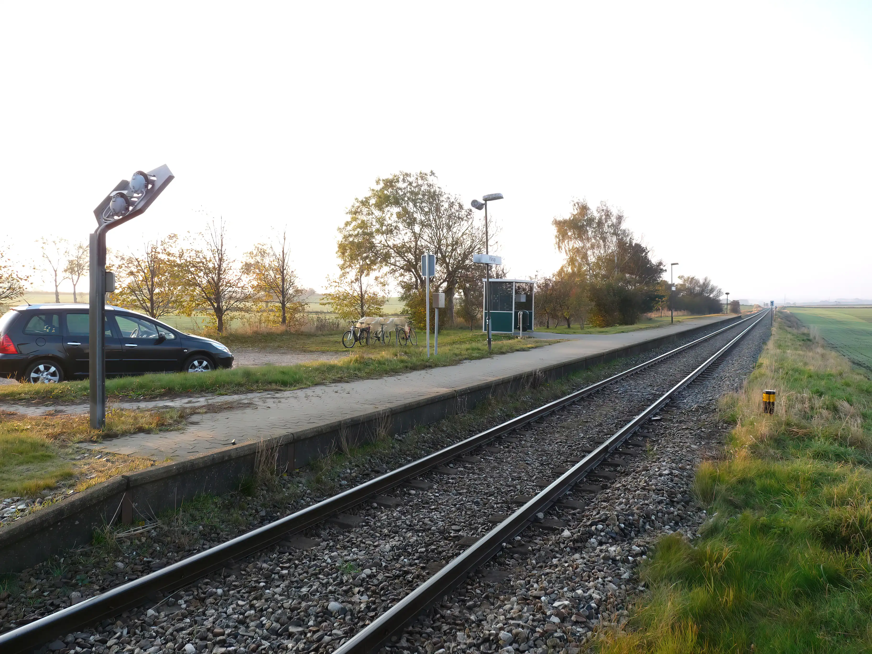 Billede af Pårup Trinbræt. Billede af Pårup Trinbræt.