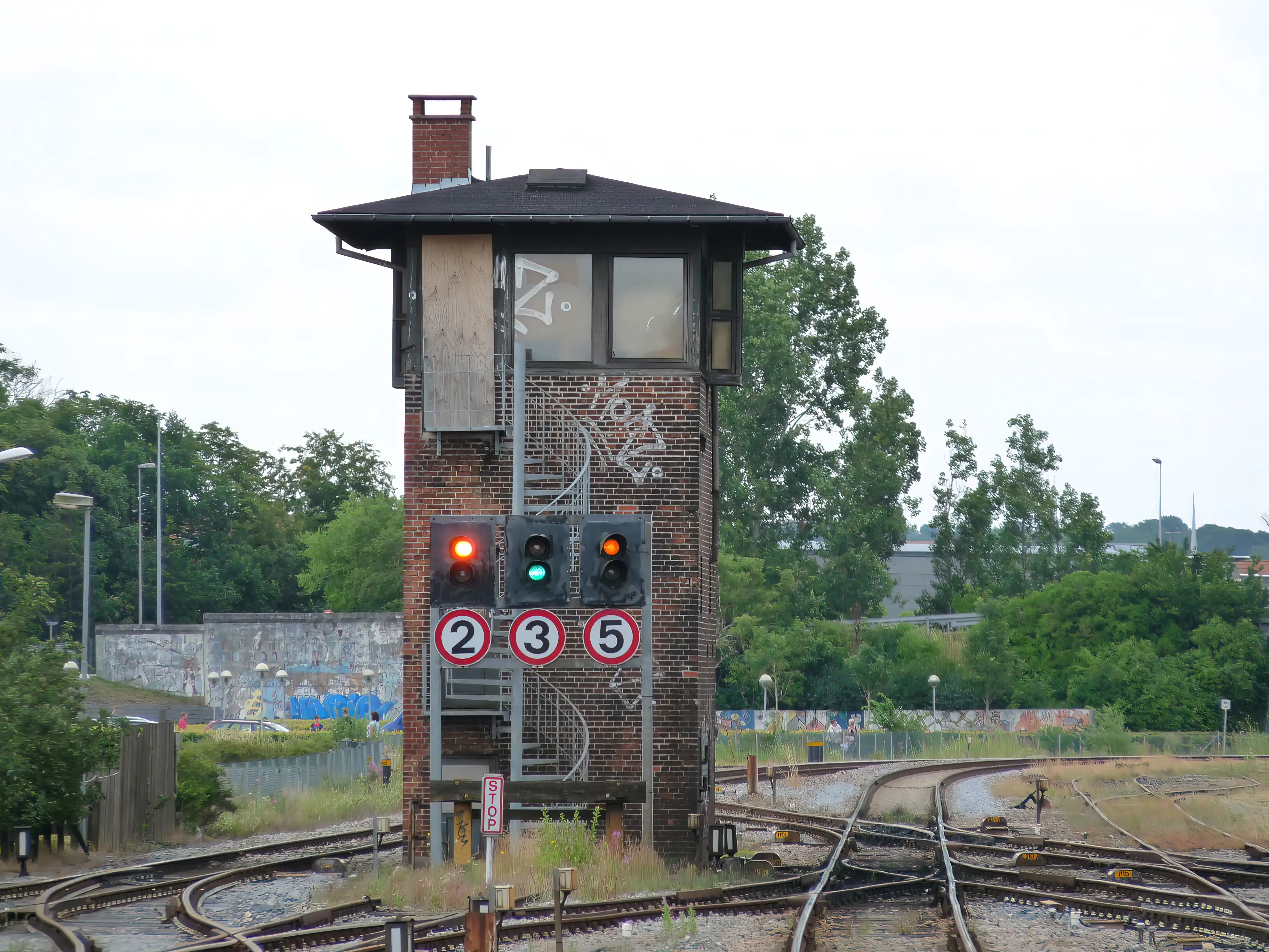 Billede af Randers Stations kommandopost. Billede af Randers Stations kommandopost.