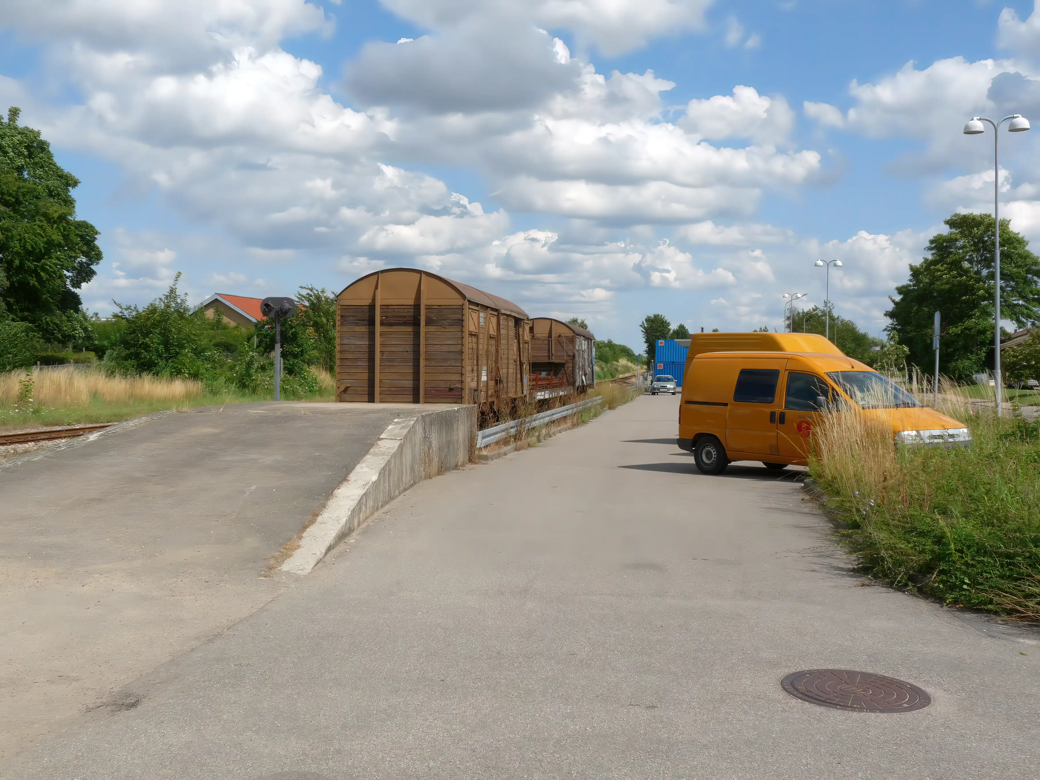 Billede af Stenlille Stations læsserampe.