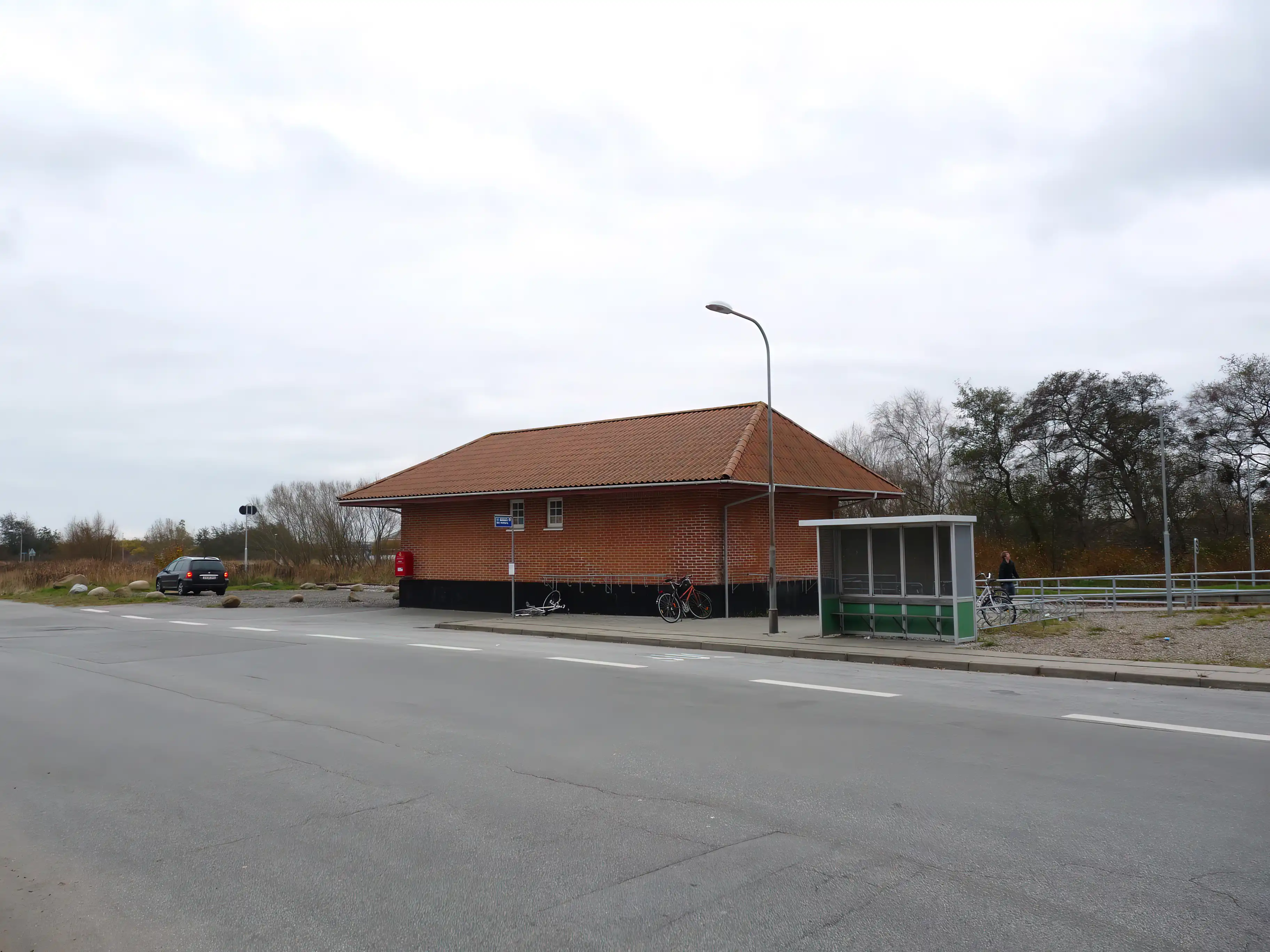 Billede af Strandby Stations pakhus. Billede af Strandby Stations pakhus.