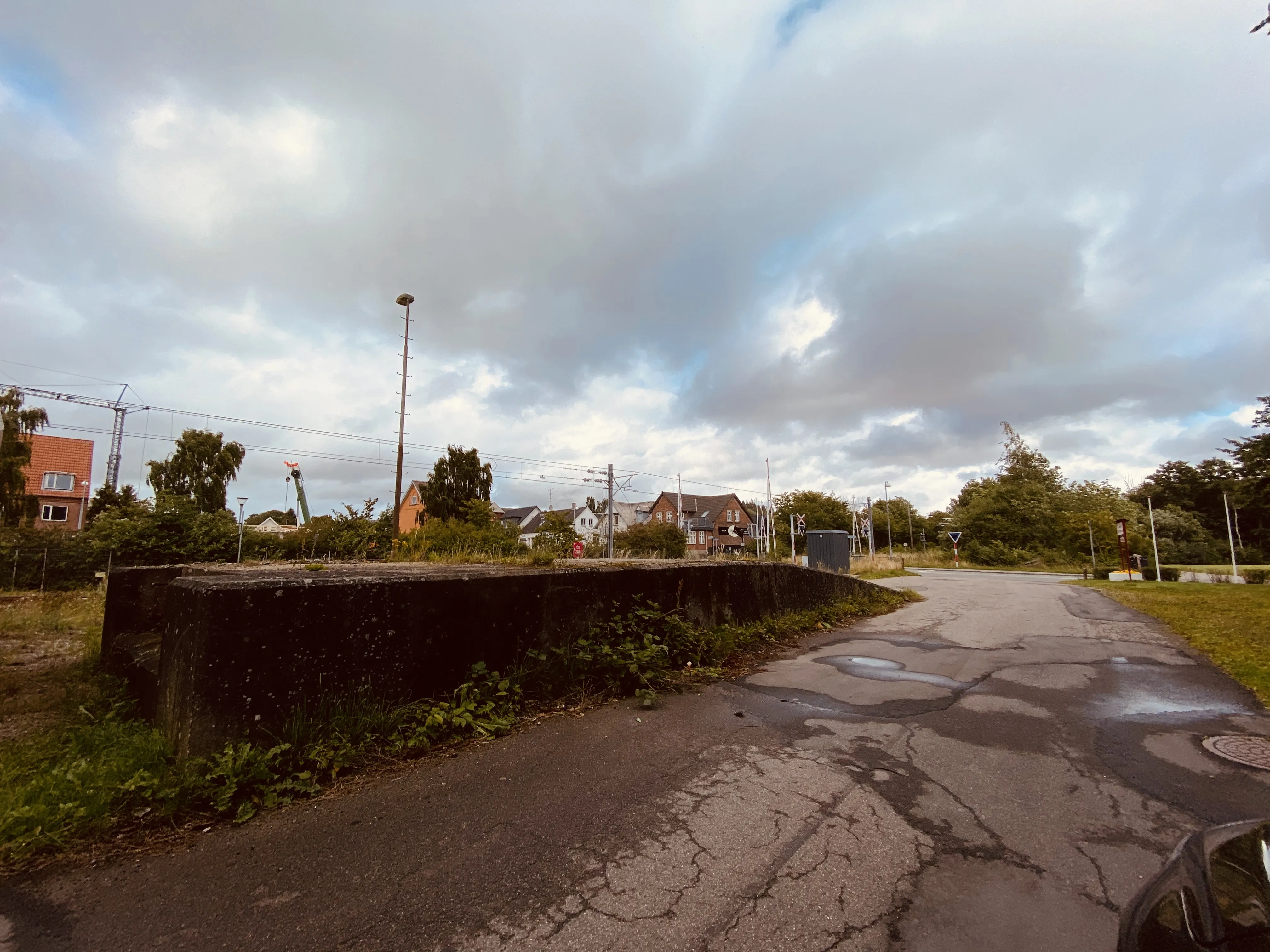 Billede af Ryomgård Stations læsserampe. Billede af Ryomgård Stations læsserampe.