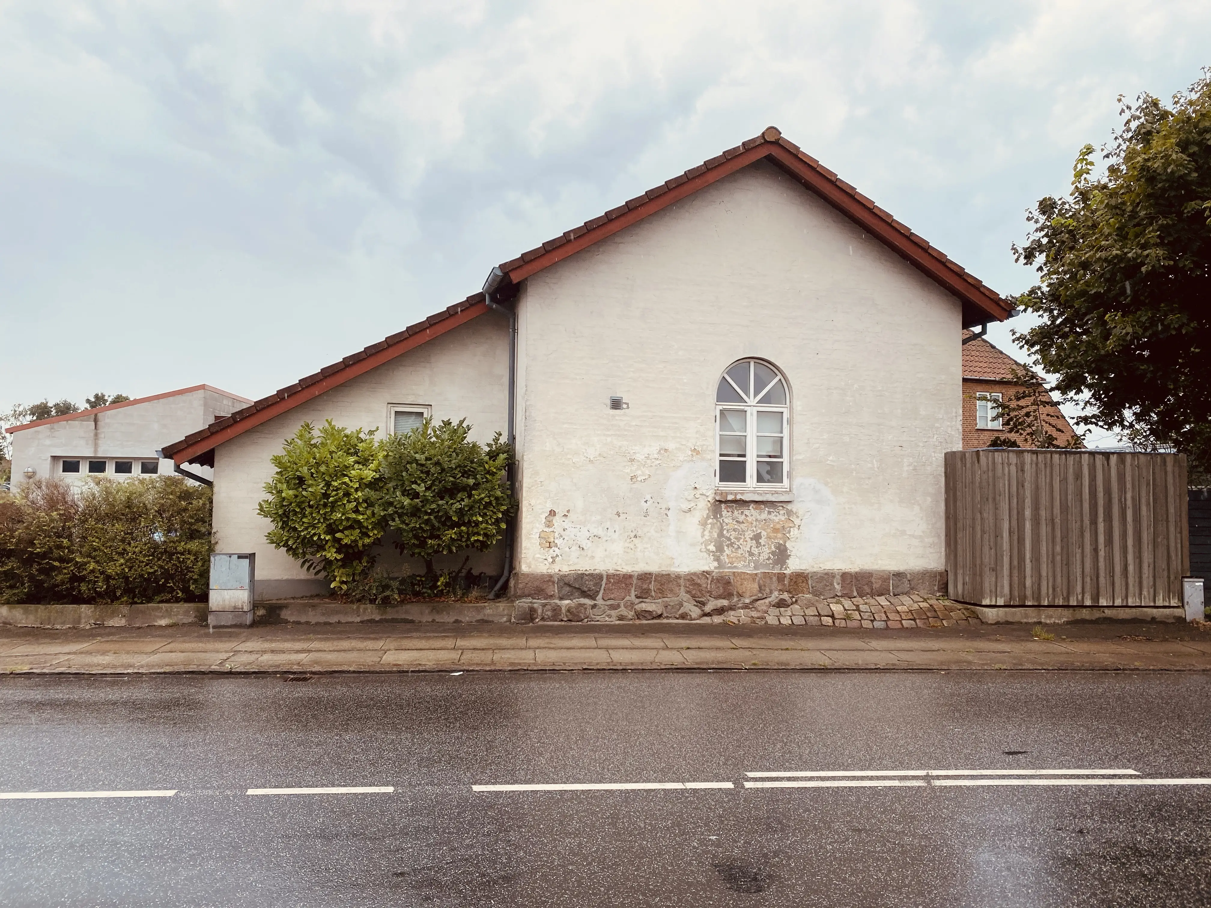 Billede af Masnedsund Stations remise.