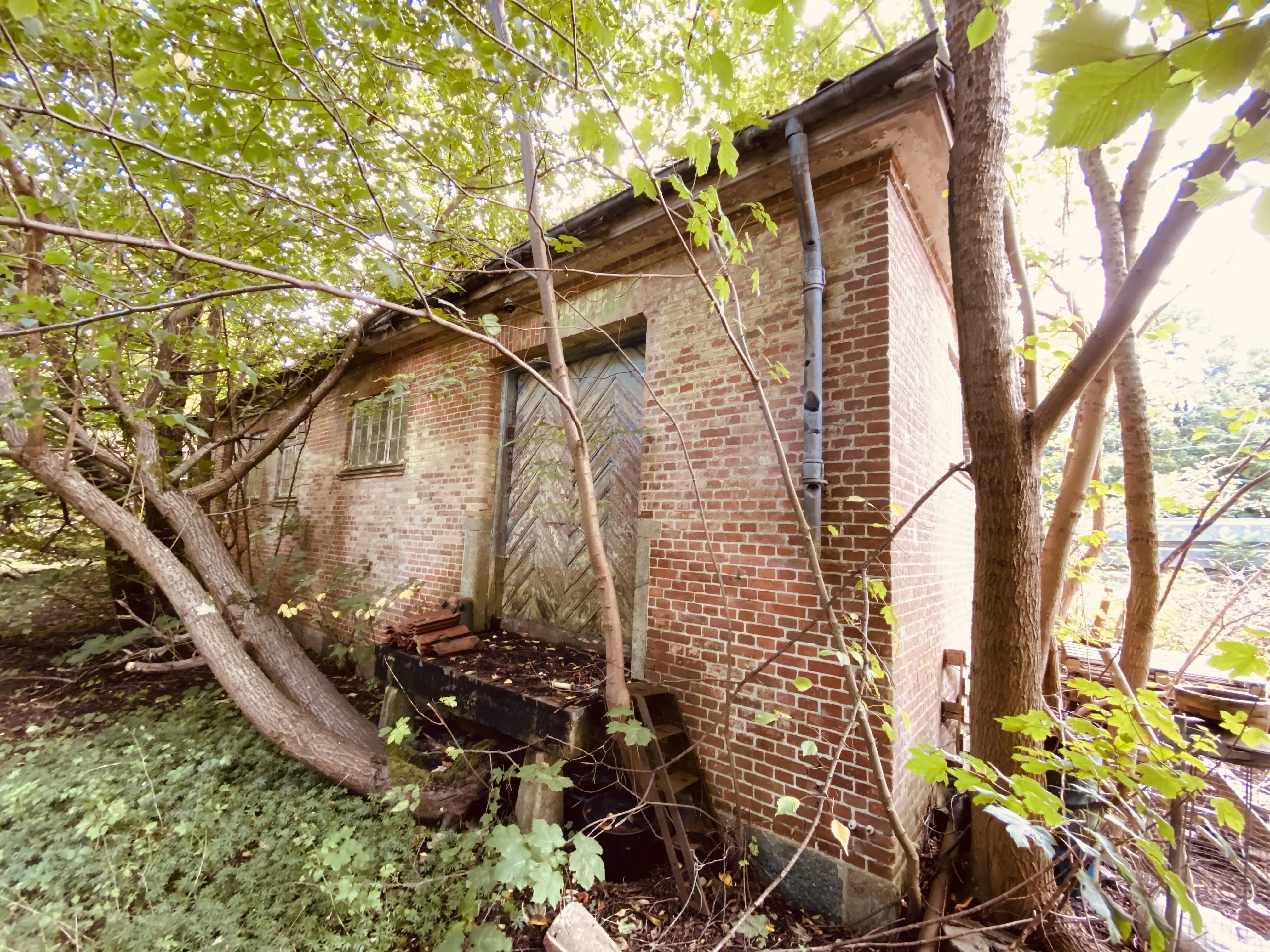 Billede af Skalbjerg Stations varehus.