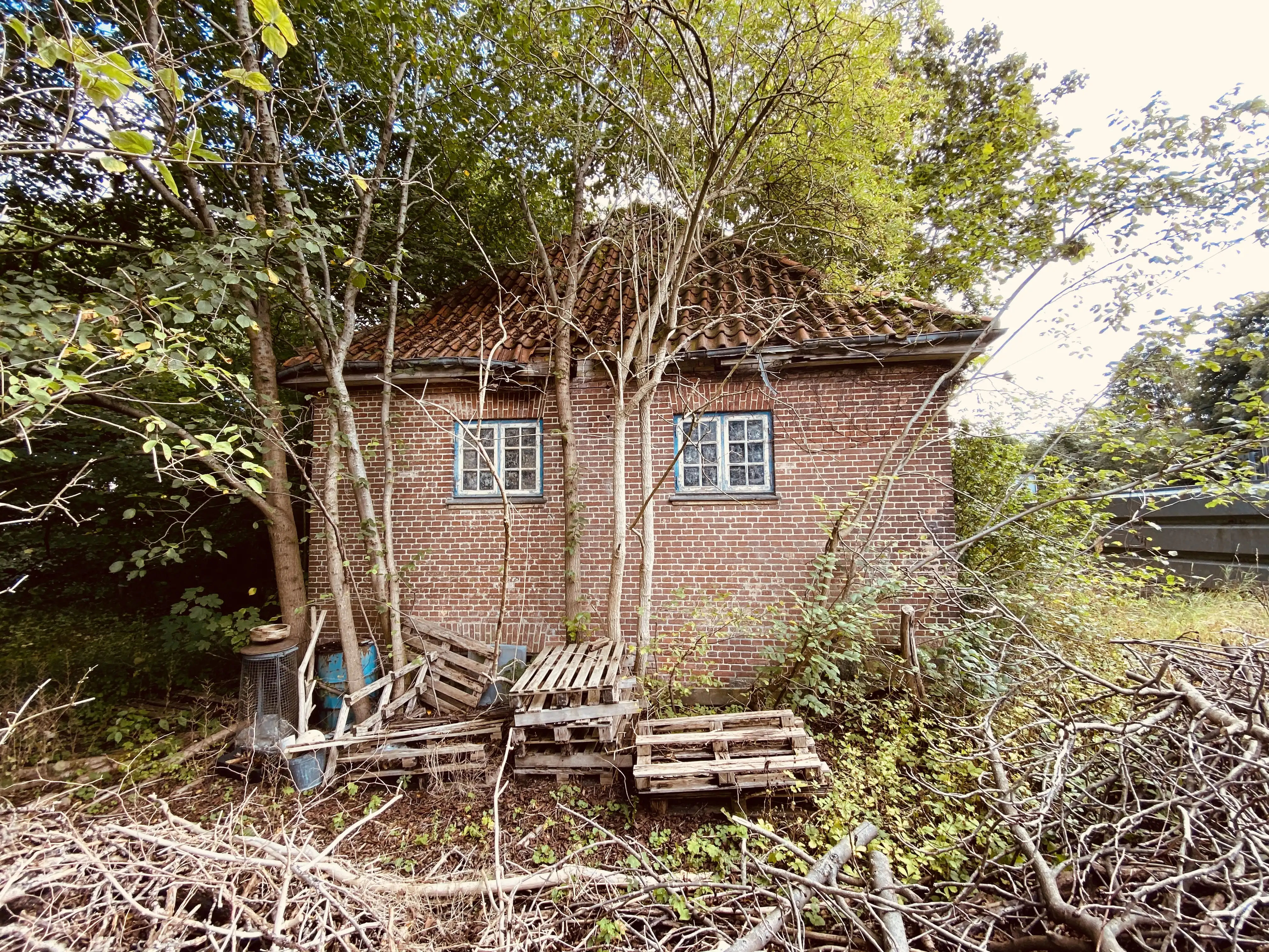 Billede af Skalbjerg Stations varehus.