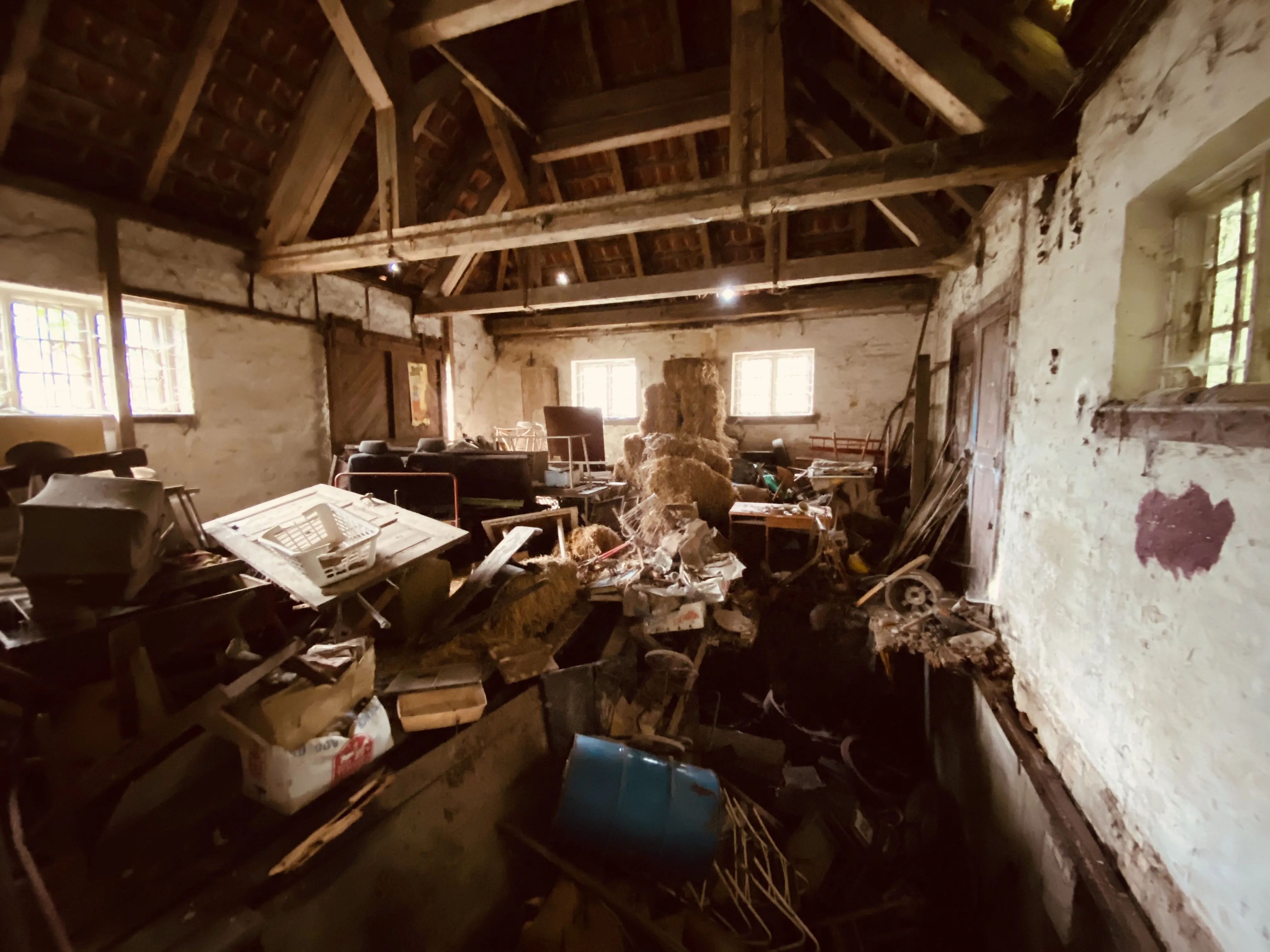 Billede af Skalbjerg Stations varehus.