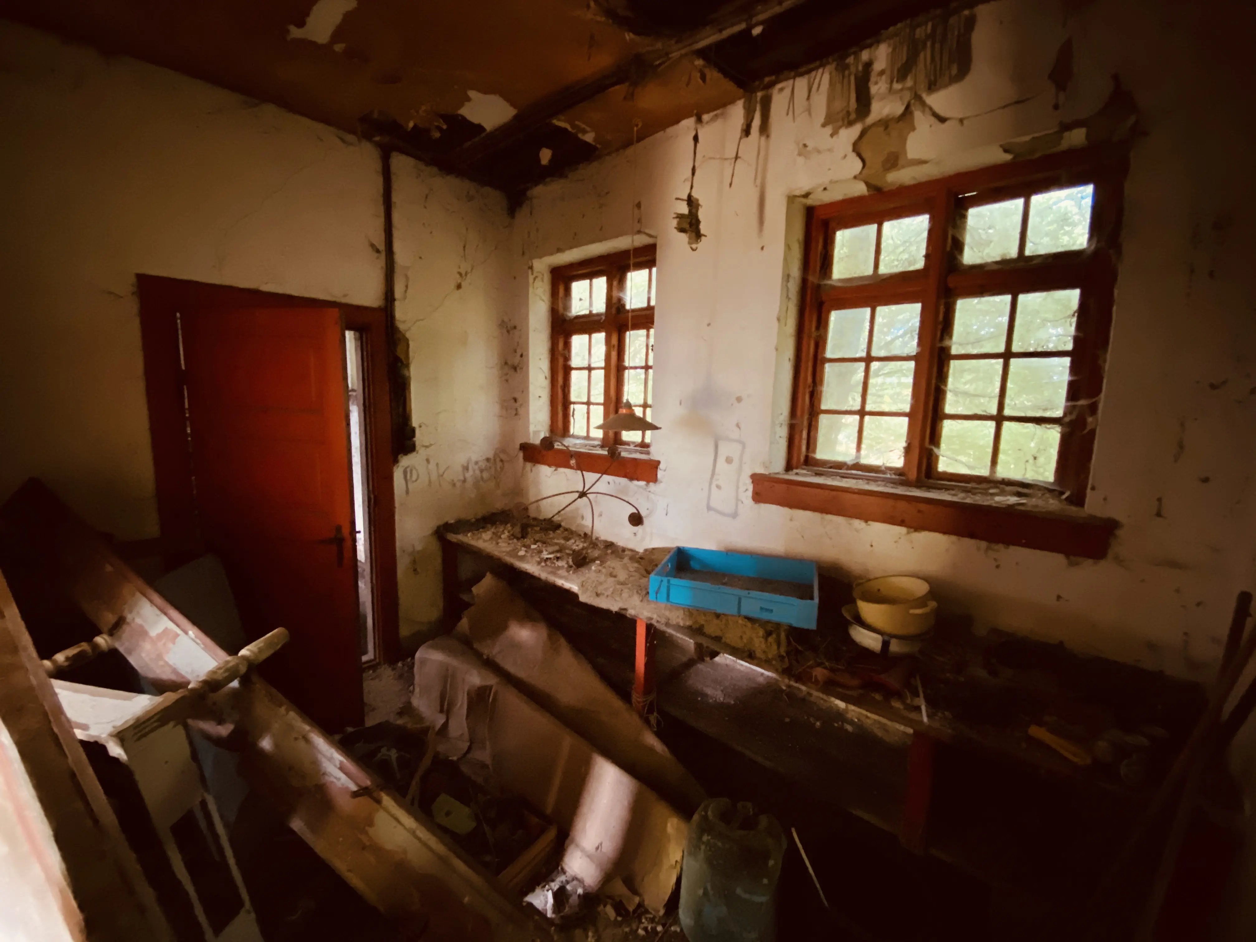 Billede af Skalbjerg Stations varehus.