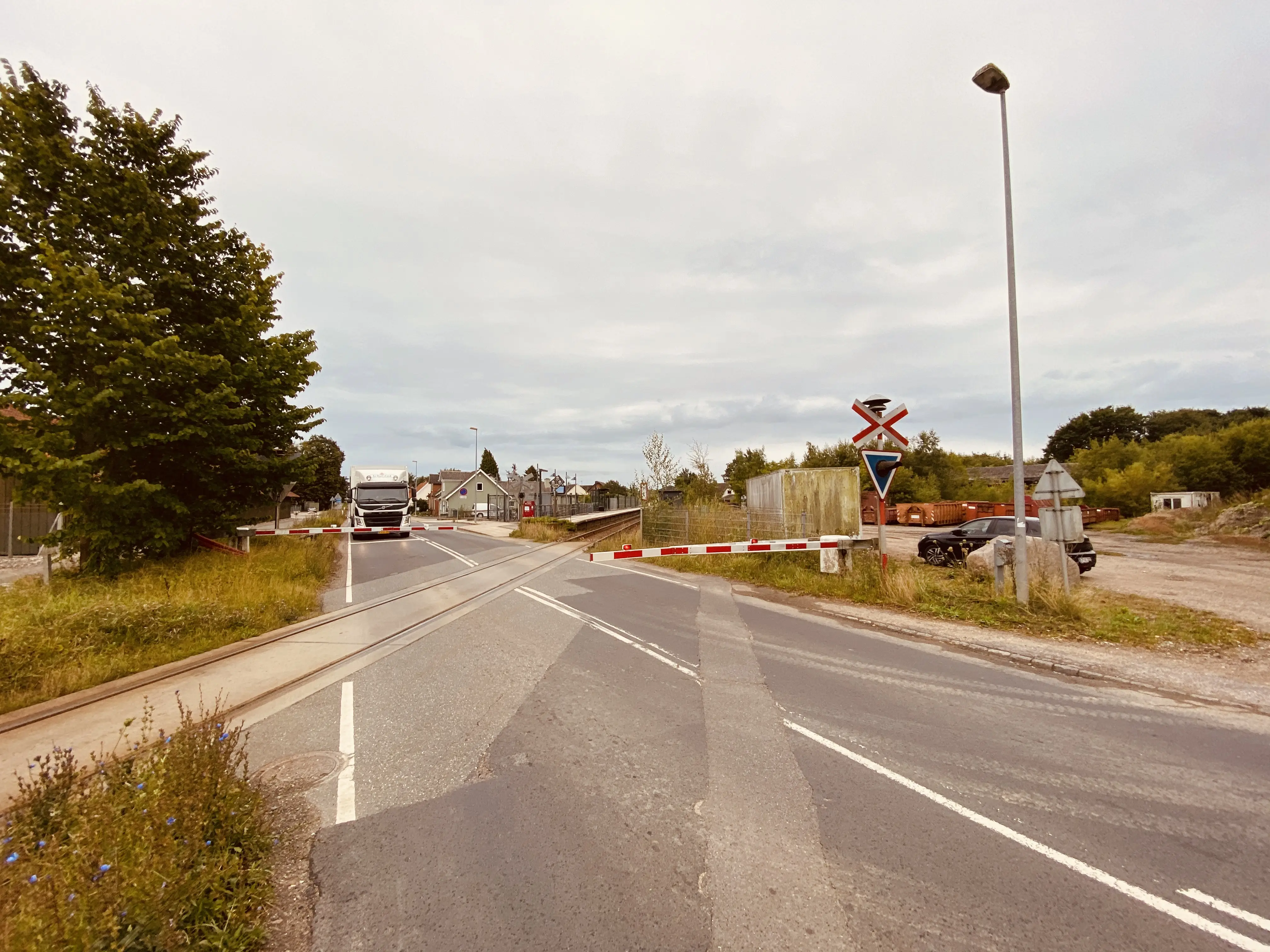 Billede af Stenstrup Syd Trinbræt med Sidespor.