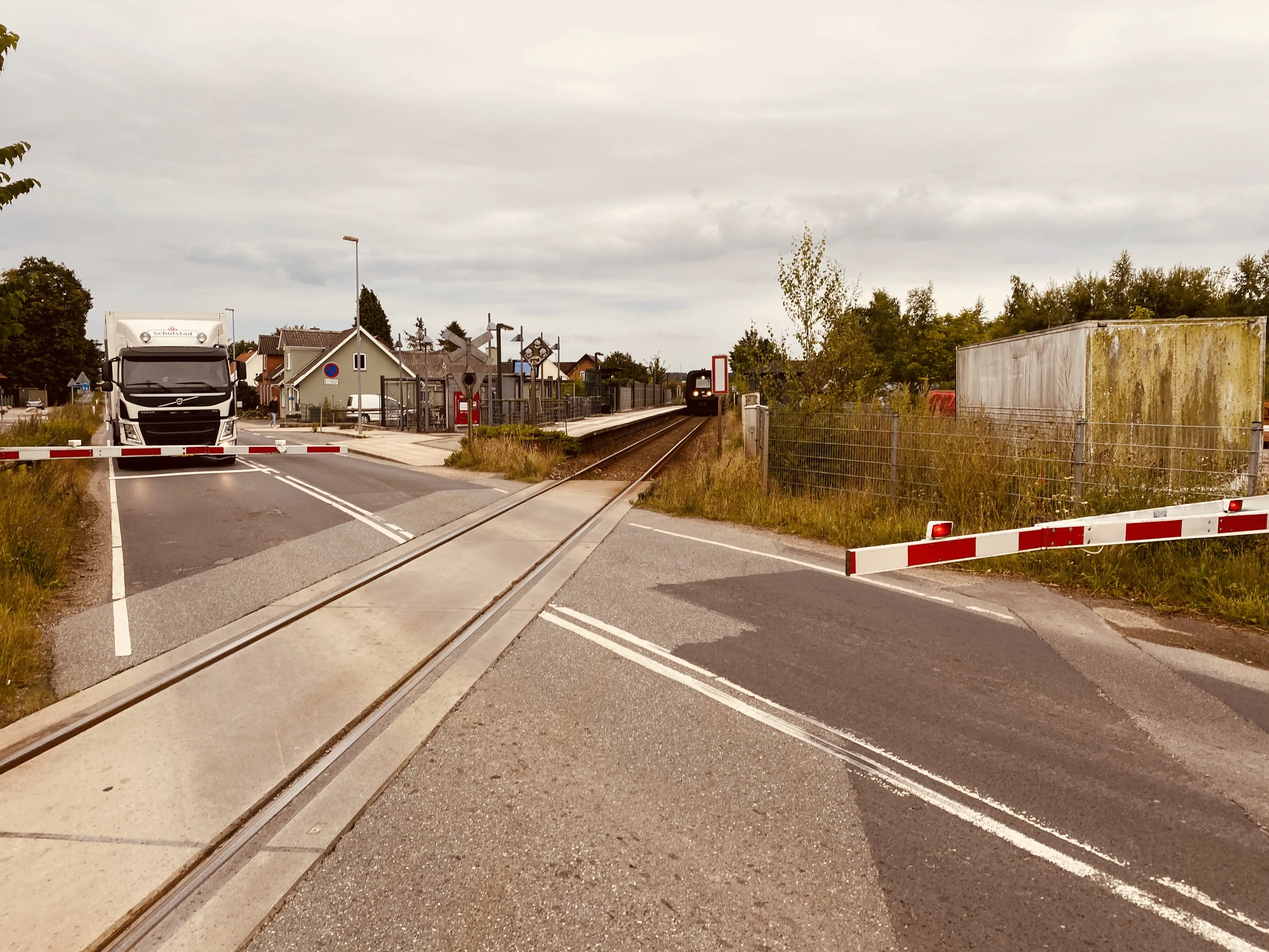Billede af Stenstrup Syd Trinbræt med Sidespor.