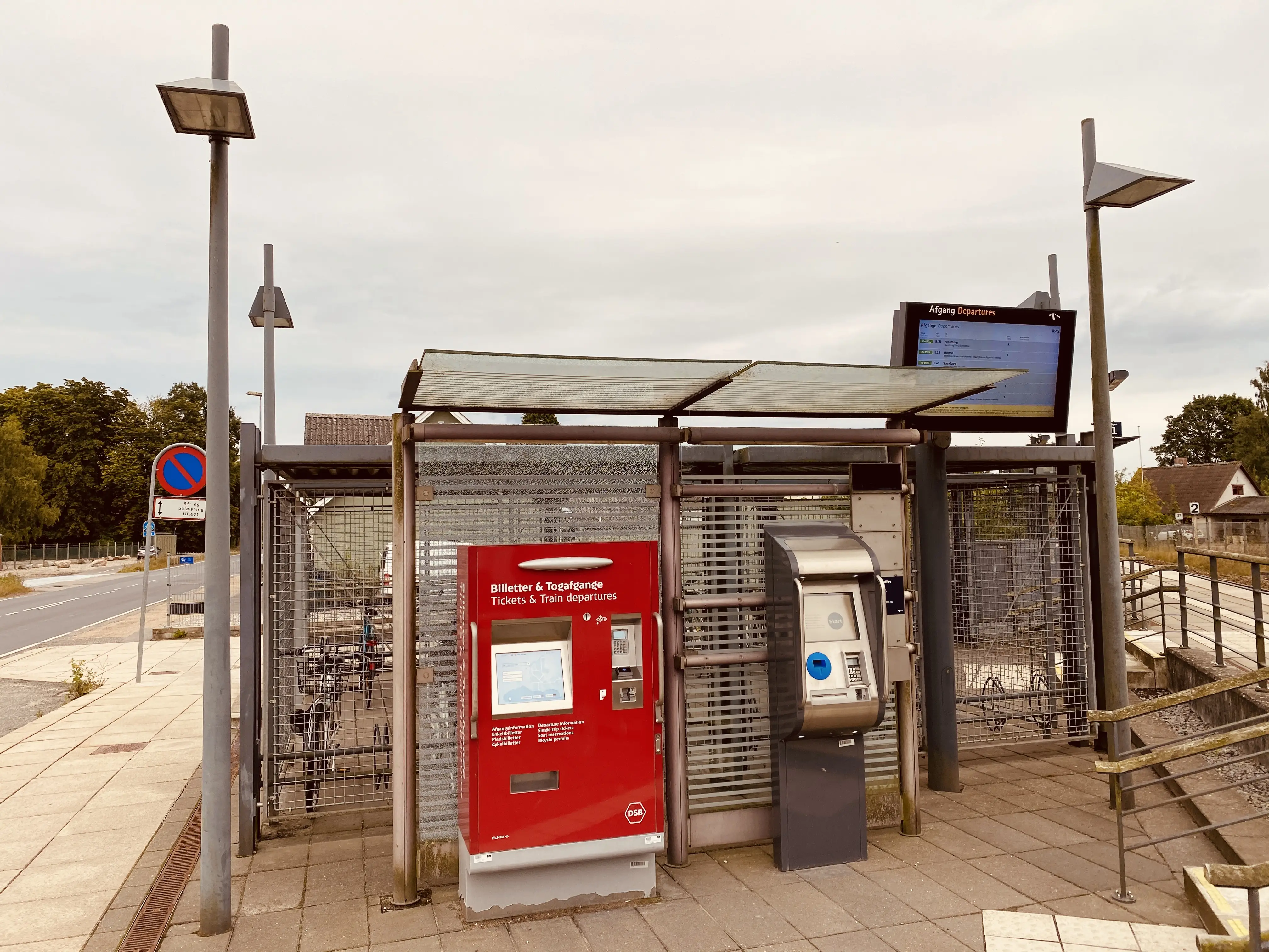 Billede af Stenstrup Syd Trinbræt med Sidespor.