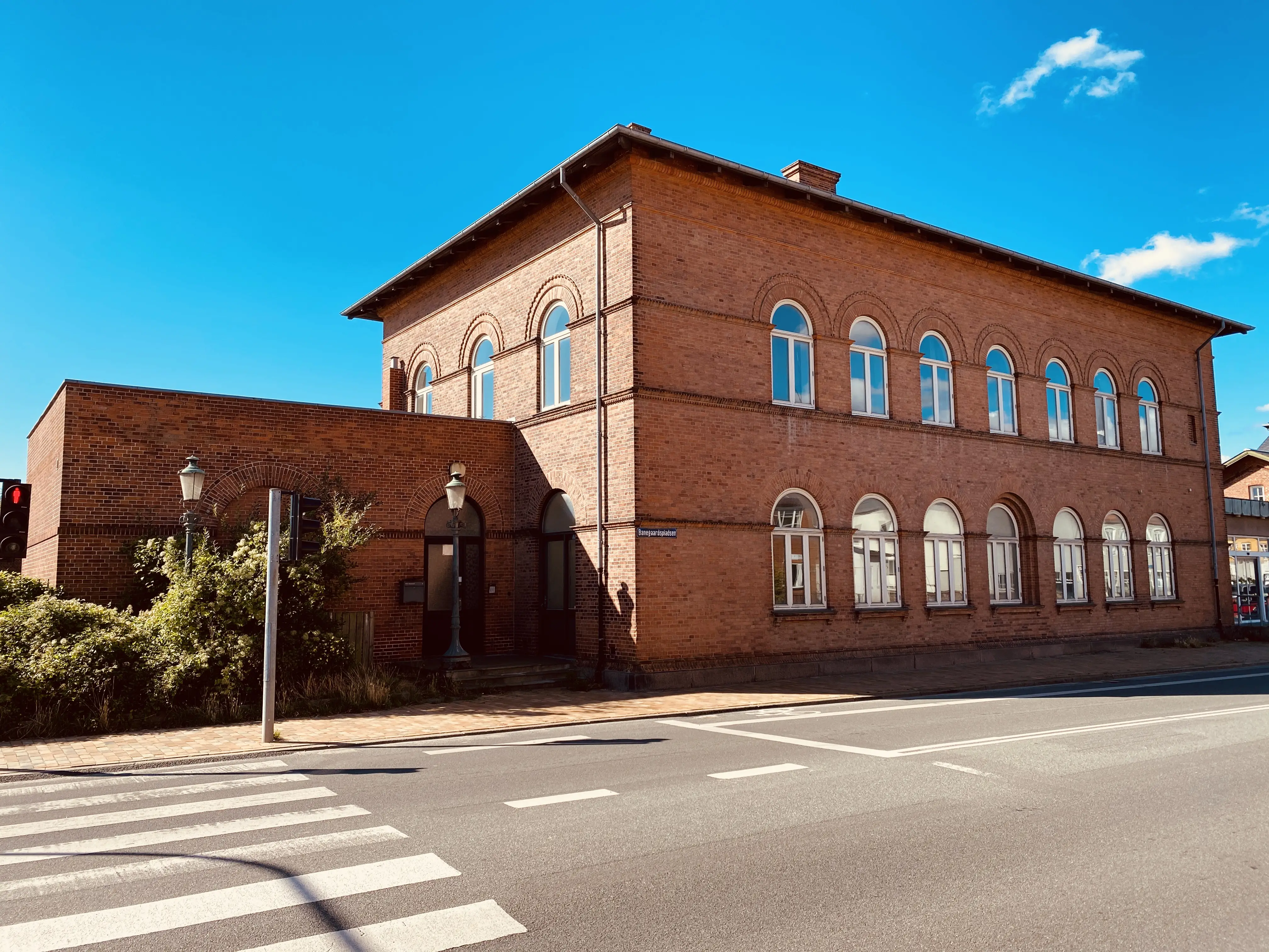 Billede af Faaborg Stations posthus. Billede af Faaborg Stations posthus.