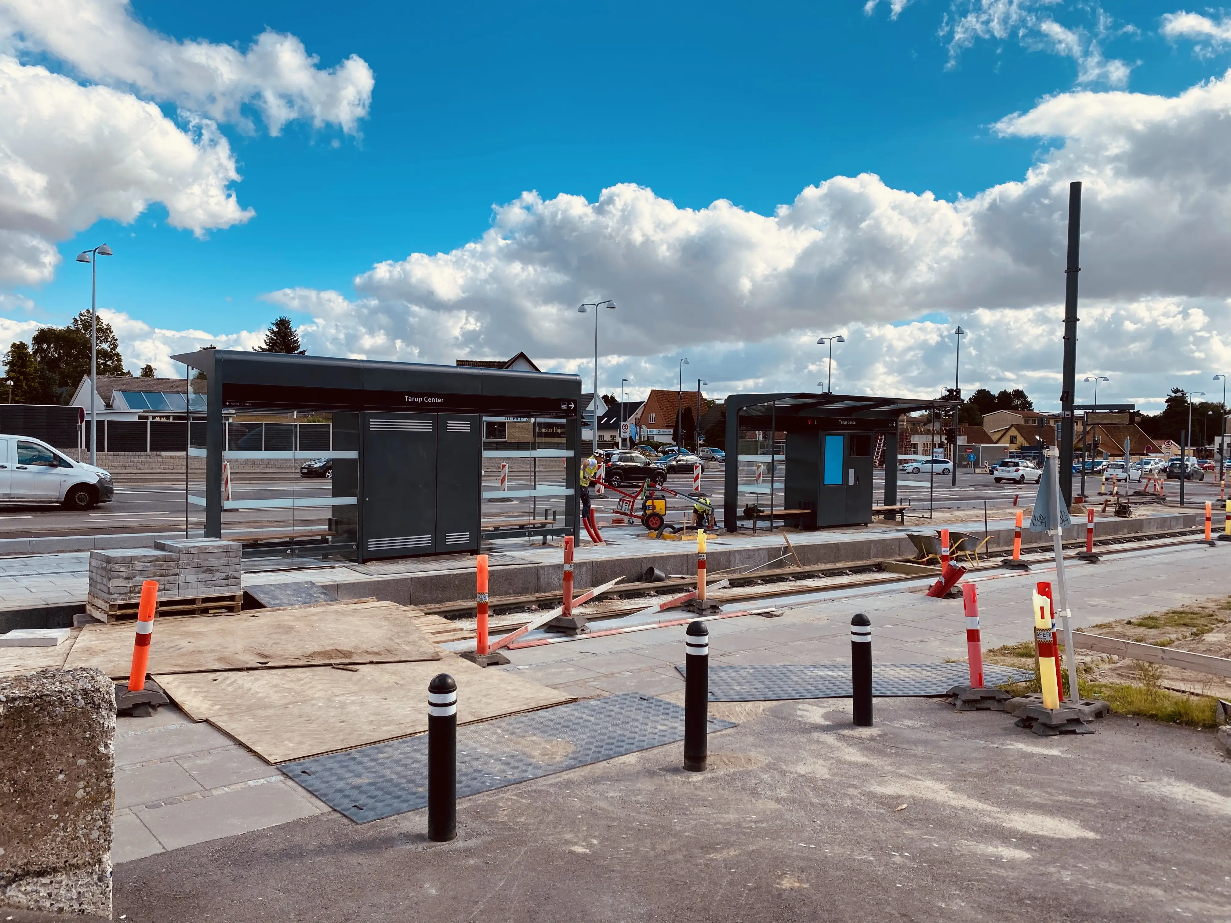 Billede af Tarup Center Letbanestation.