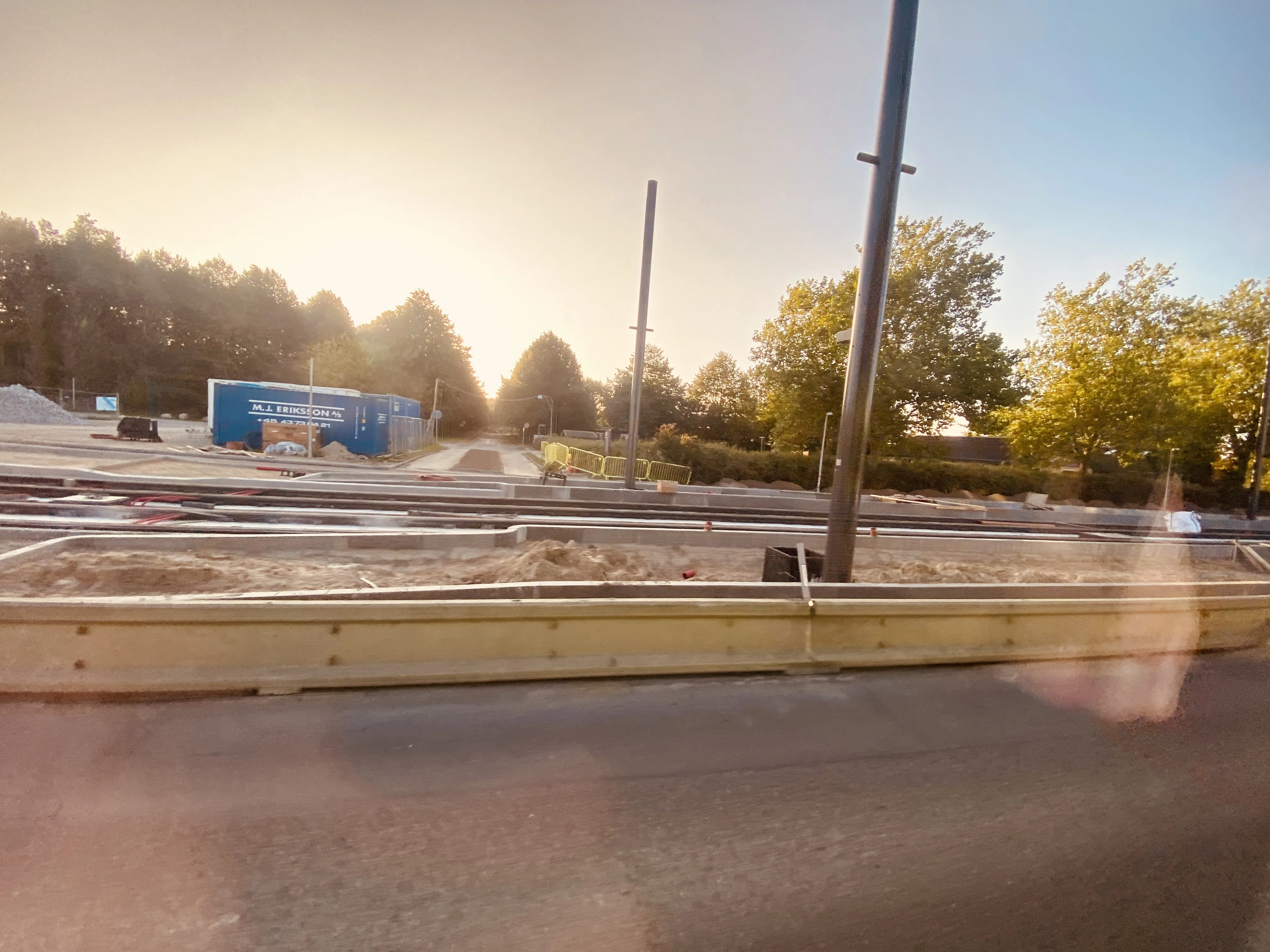 Billede af Højstrup Letbanestation.