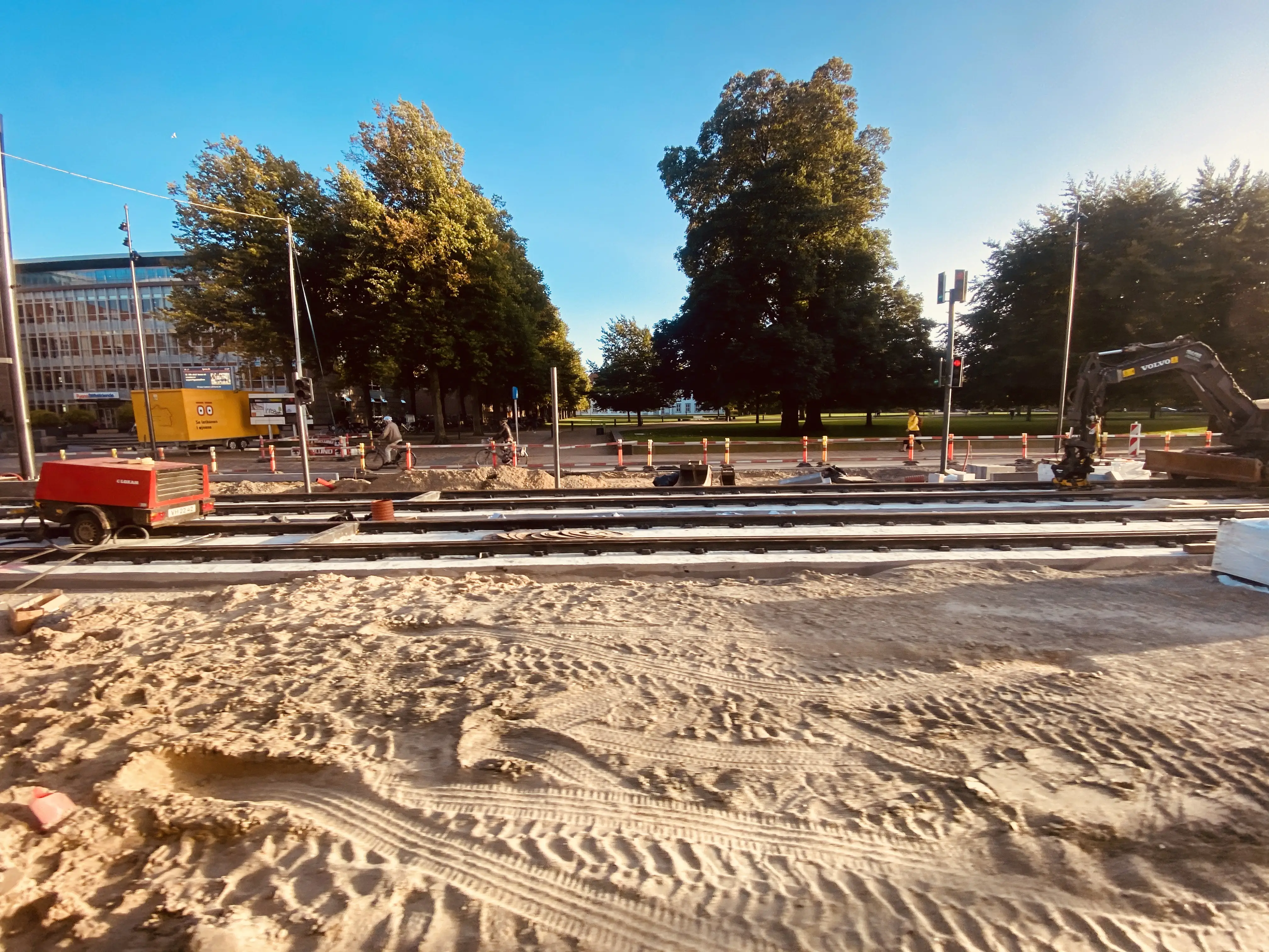 Billede af Odense Banegård Letbanestation.