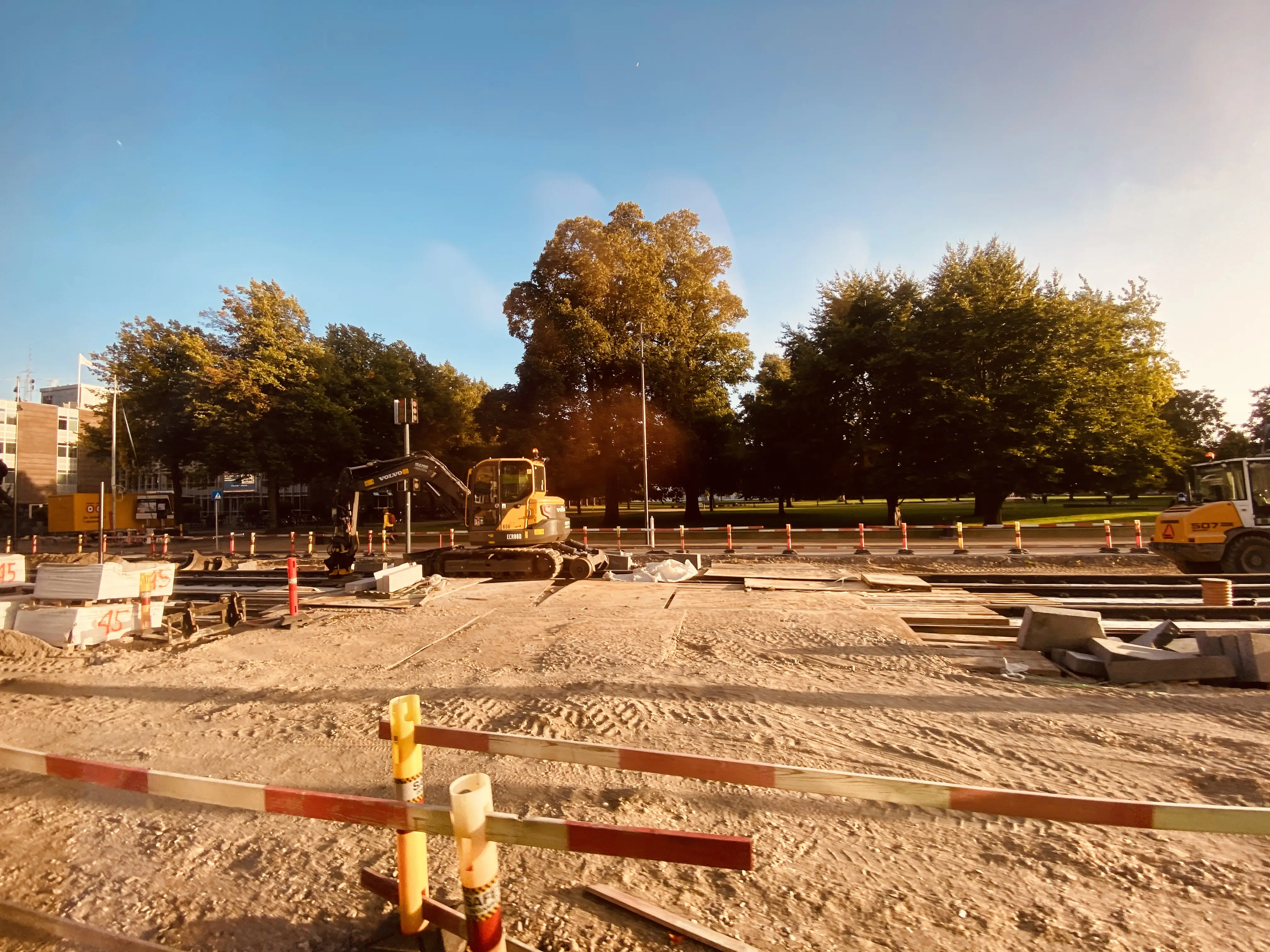 Billede af Odense Banegård Letbanestation.