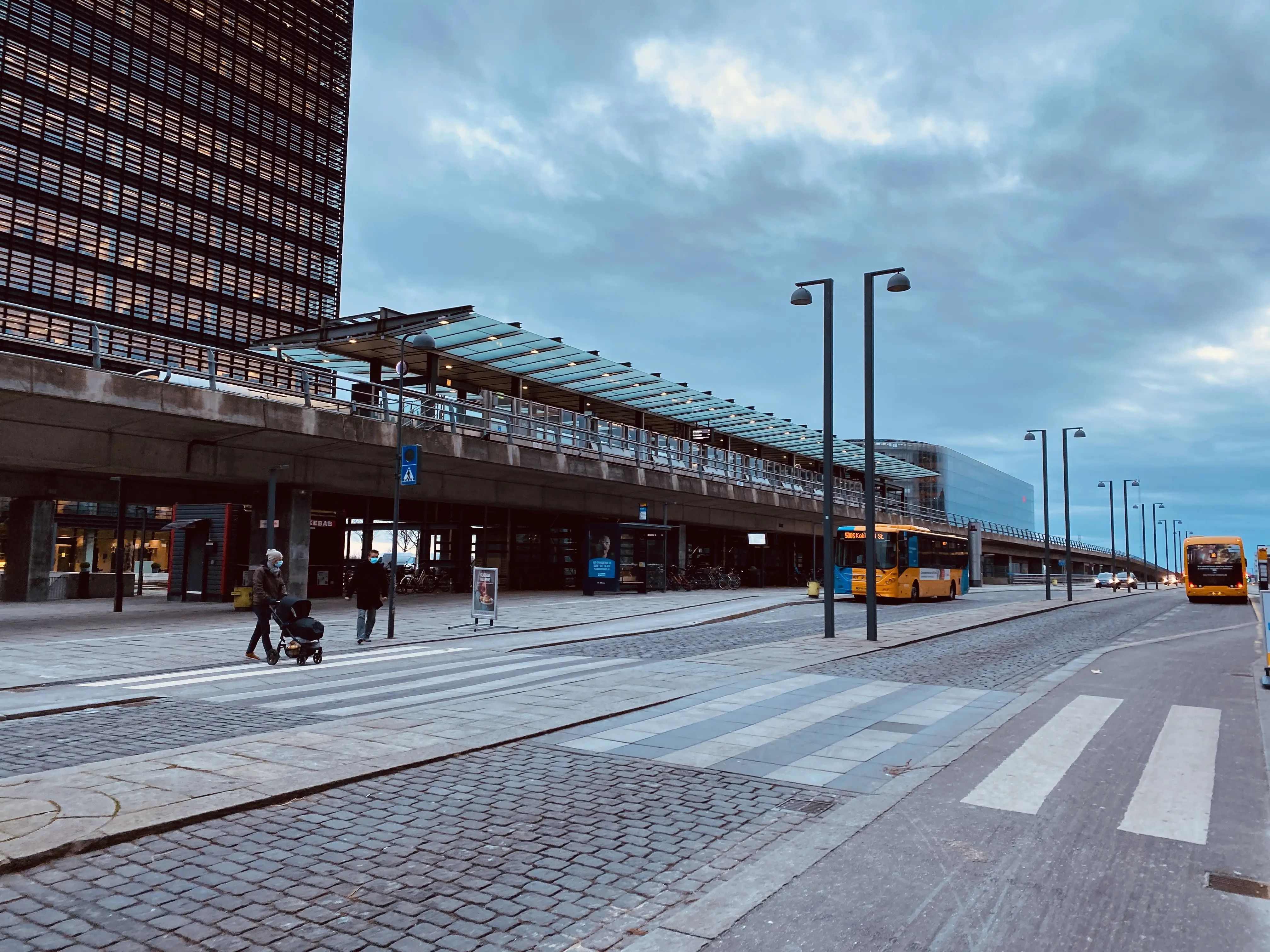 Billede af Ørestad Metrostation.