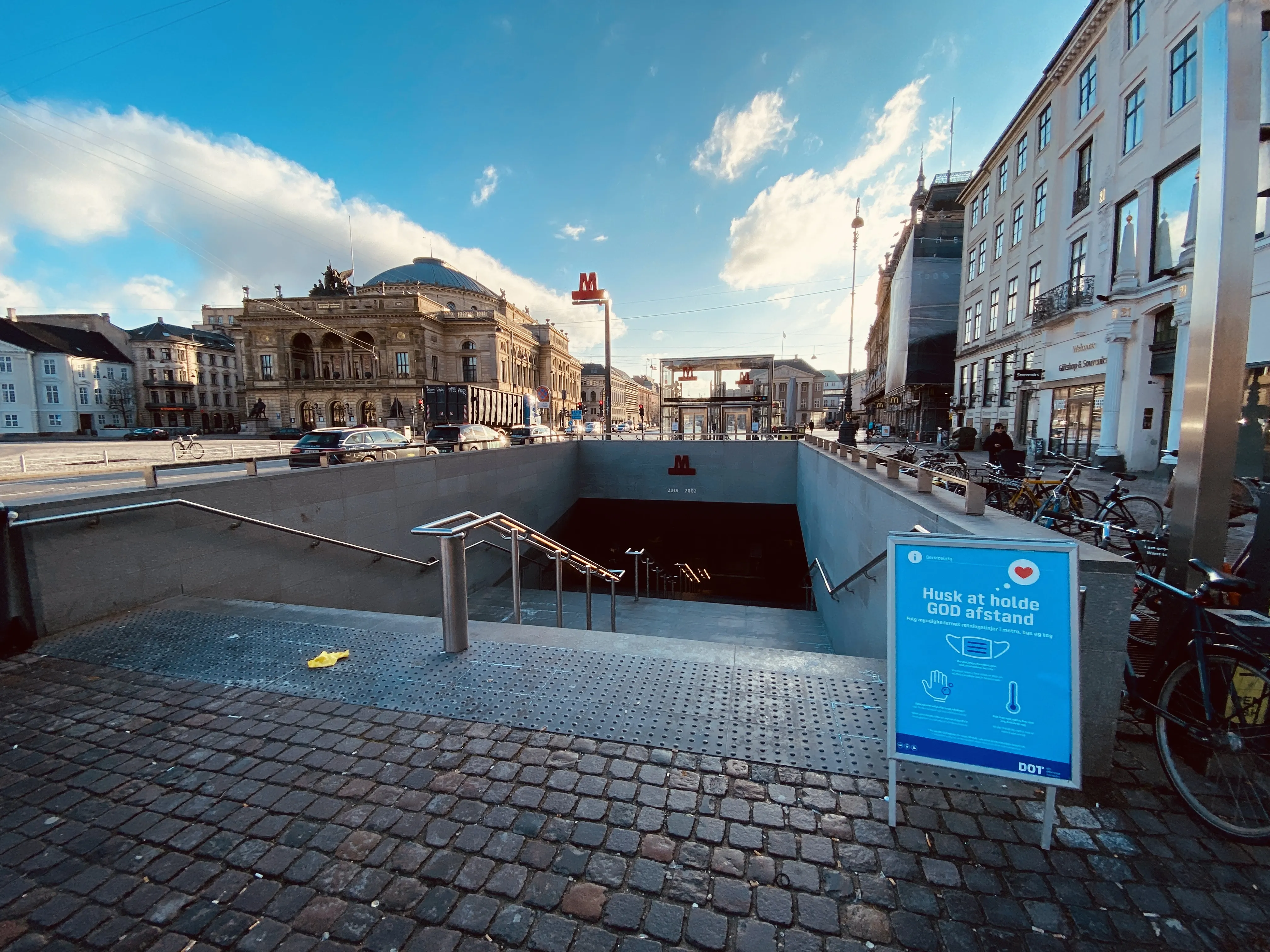 Billede af Kongens Nytorv Metrostation.