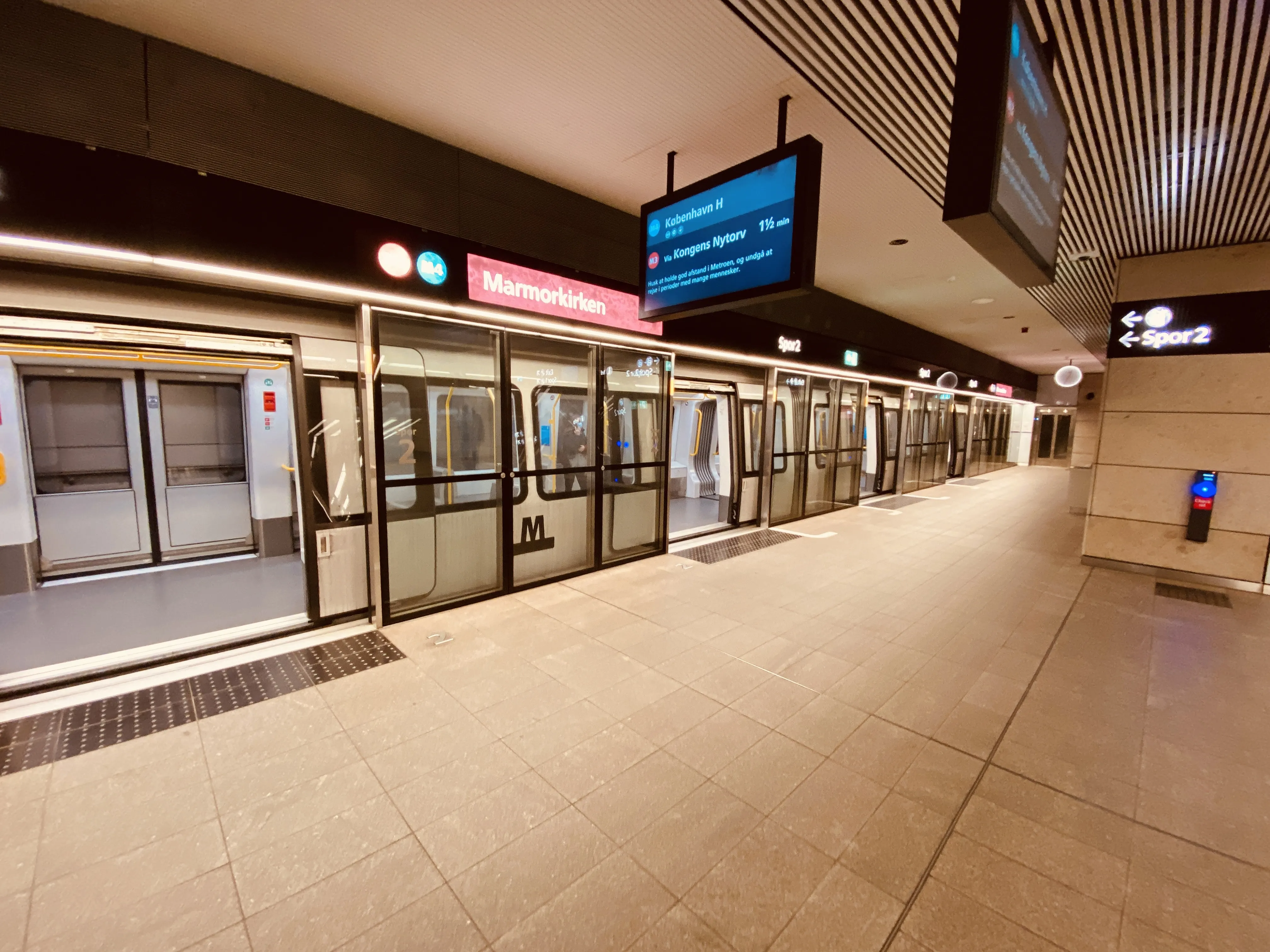 Billede af Marmorkirken Metrostation.