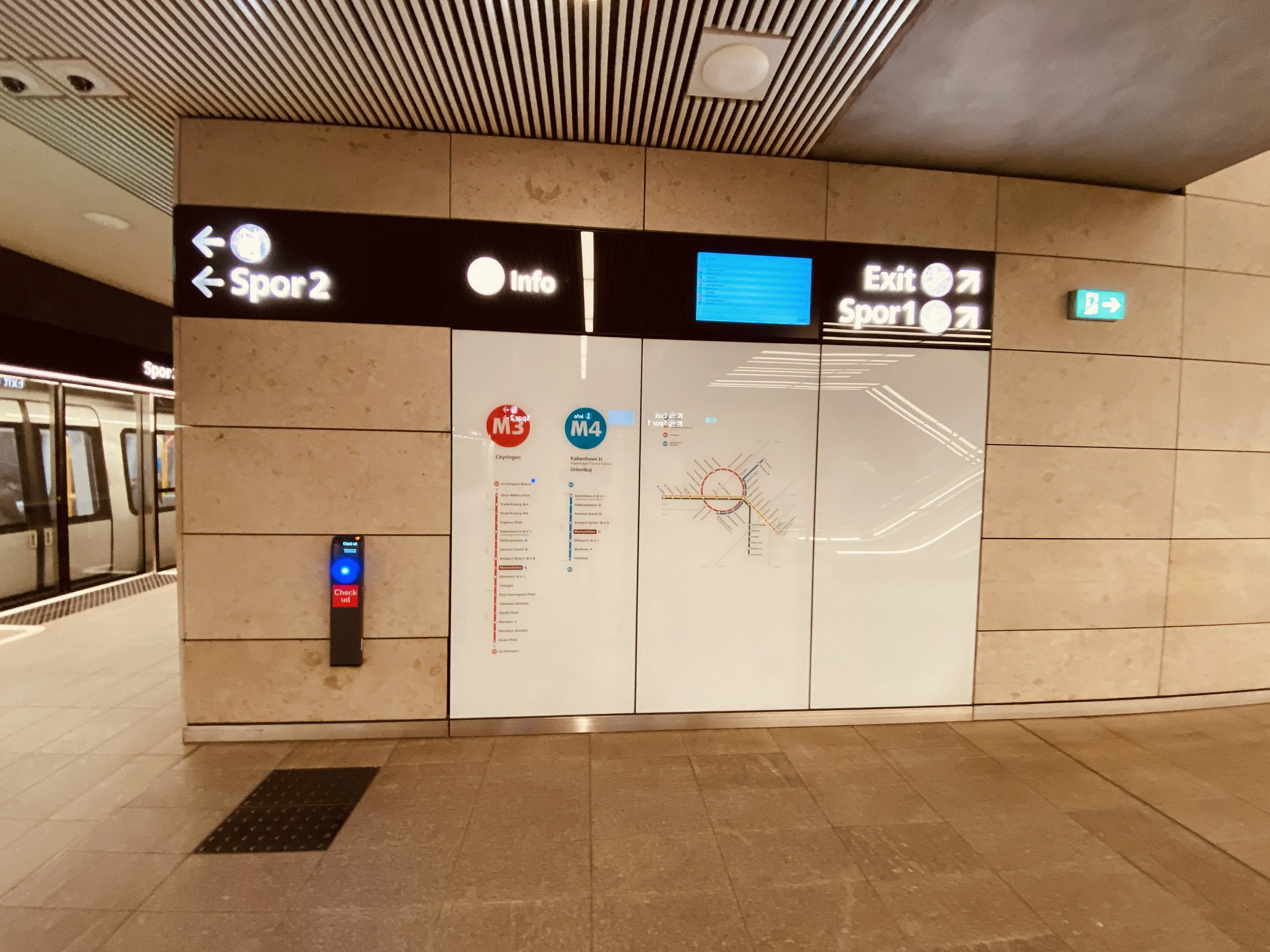 Billede af Marmorkirken Metrostation.