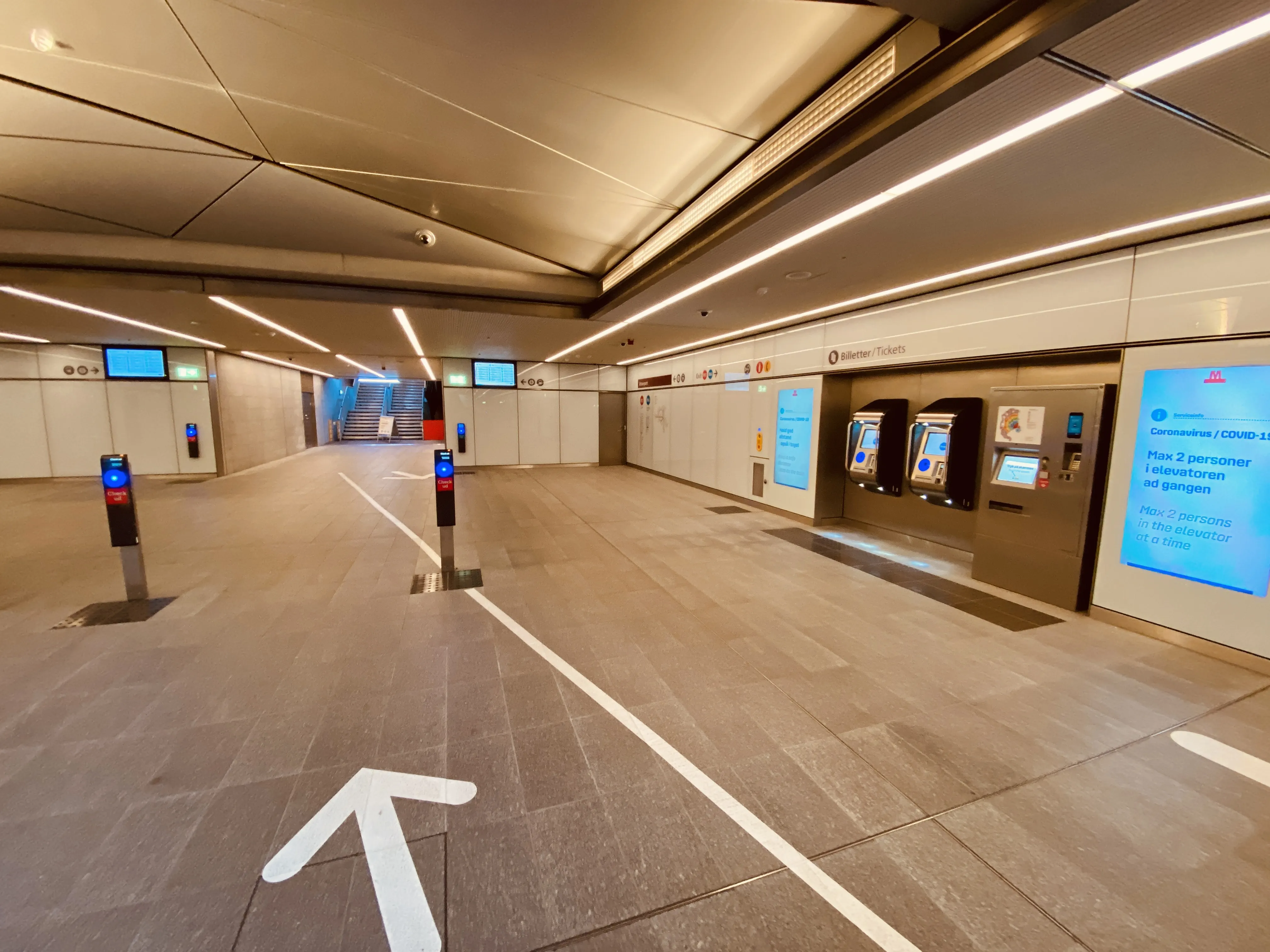 Billede af Østerport Metrostation.