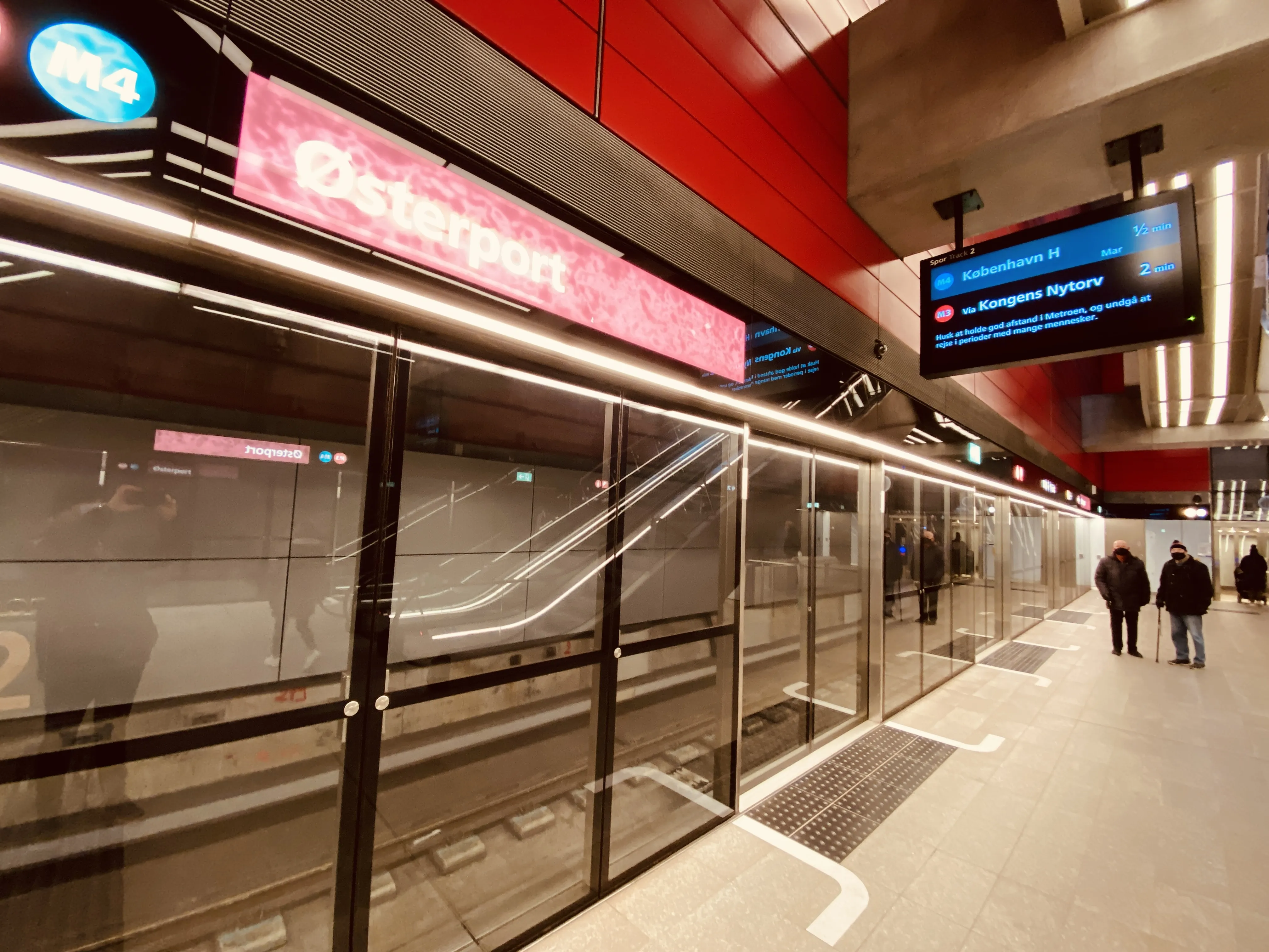 Billede af Østerport Metrostation.