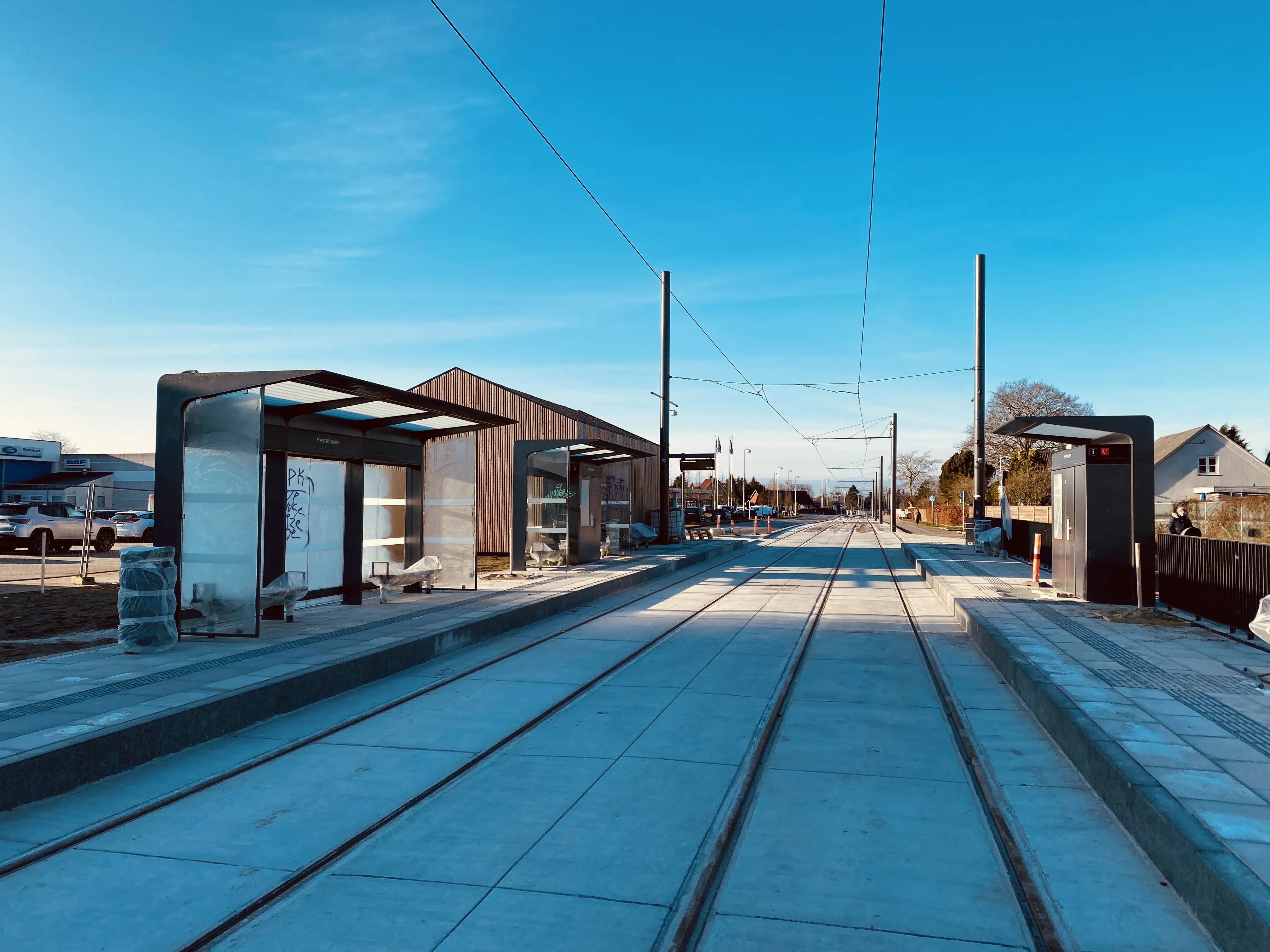 Billede af Hestehaven Letbanestation. Billede af Hestehaven Letbanestation.