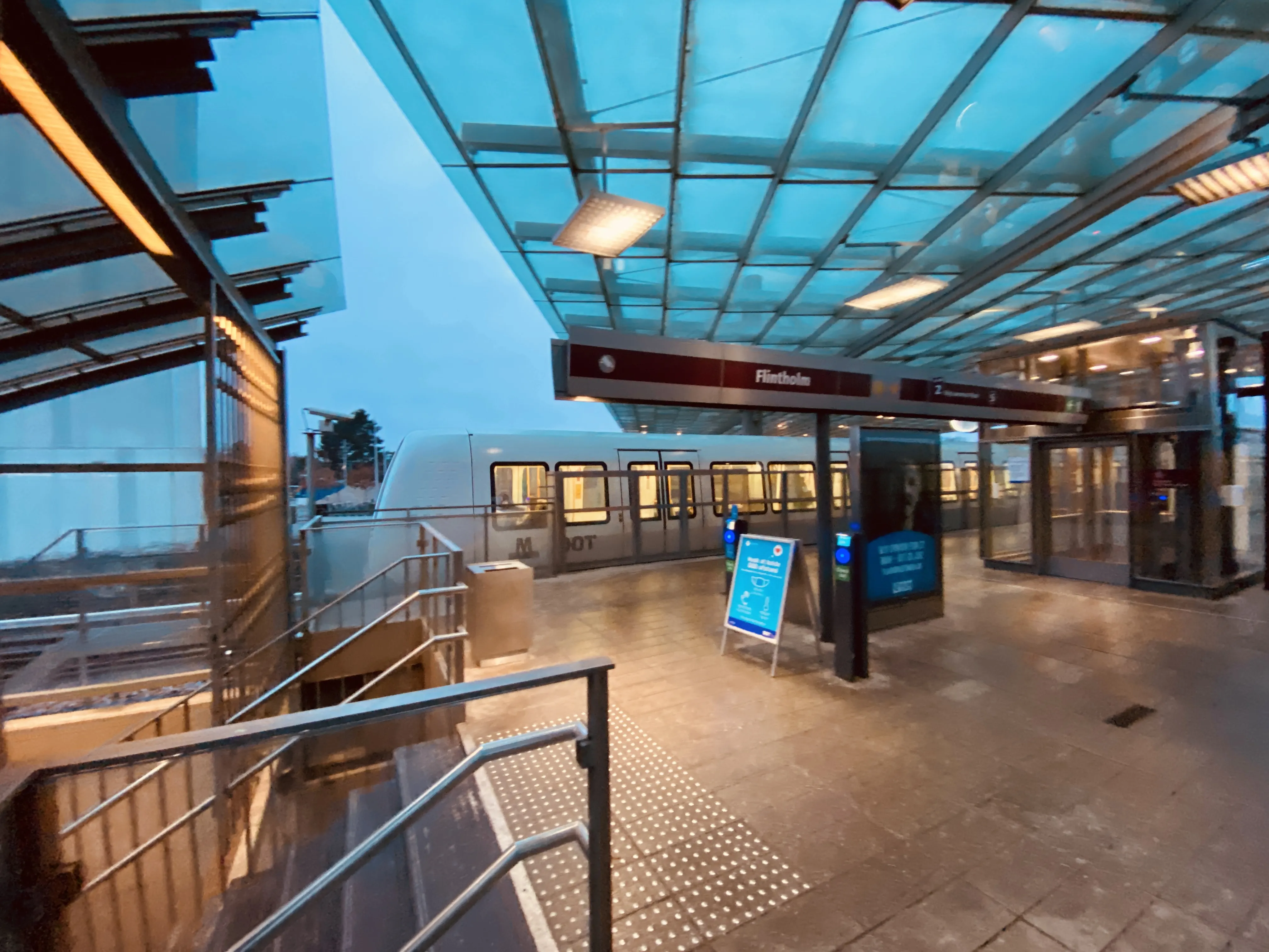 Billede af Flintholm Metrostation. Billede af Flintholm Metrostation.