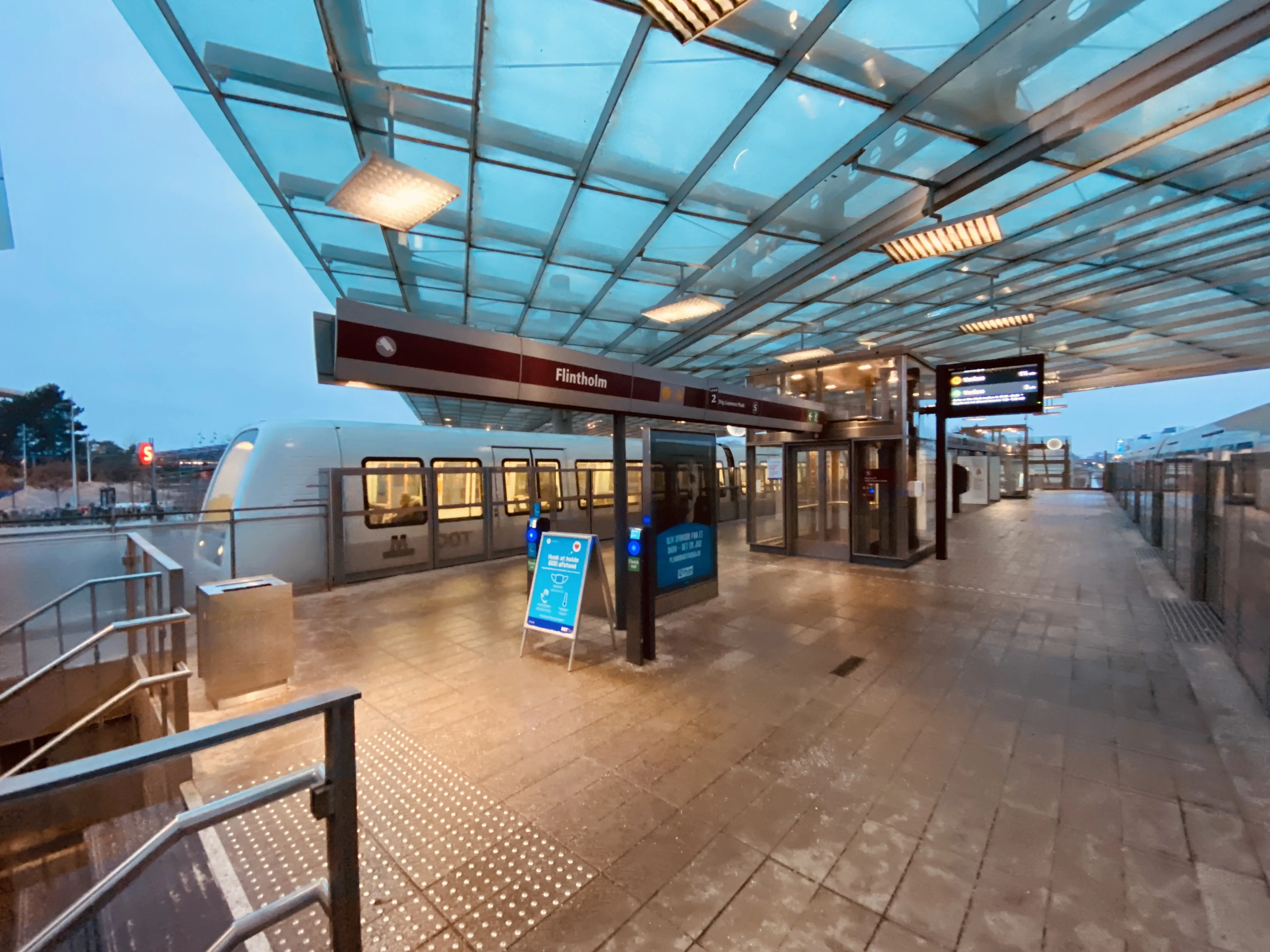 Billede af Flintholm Metrostation. Billede af Flintholm Metrostation.