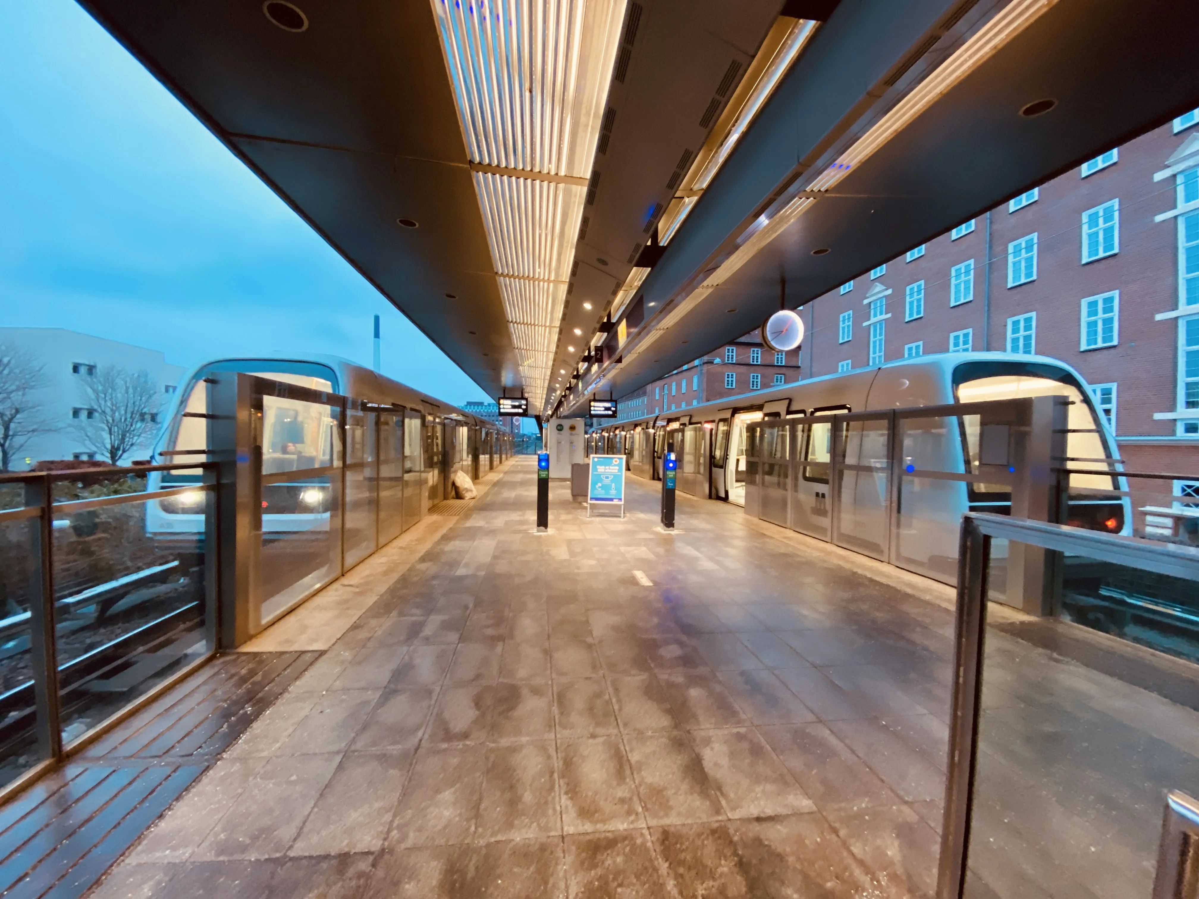 Billede af Lindevang Metrostation.