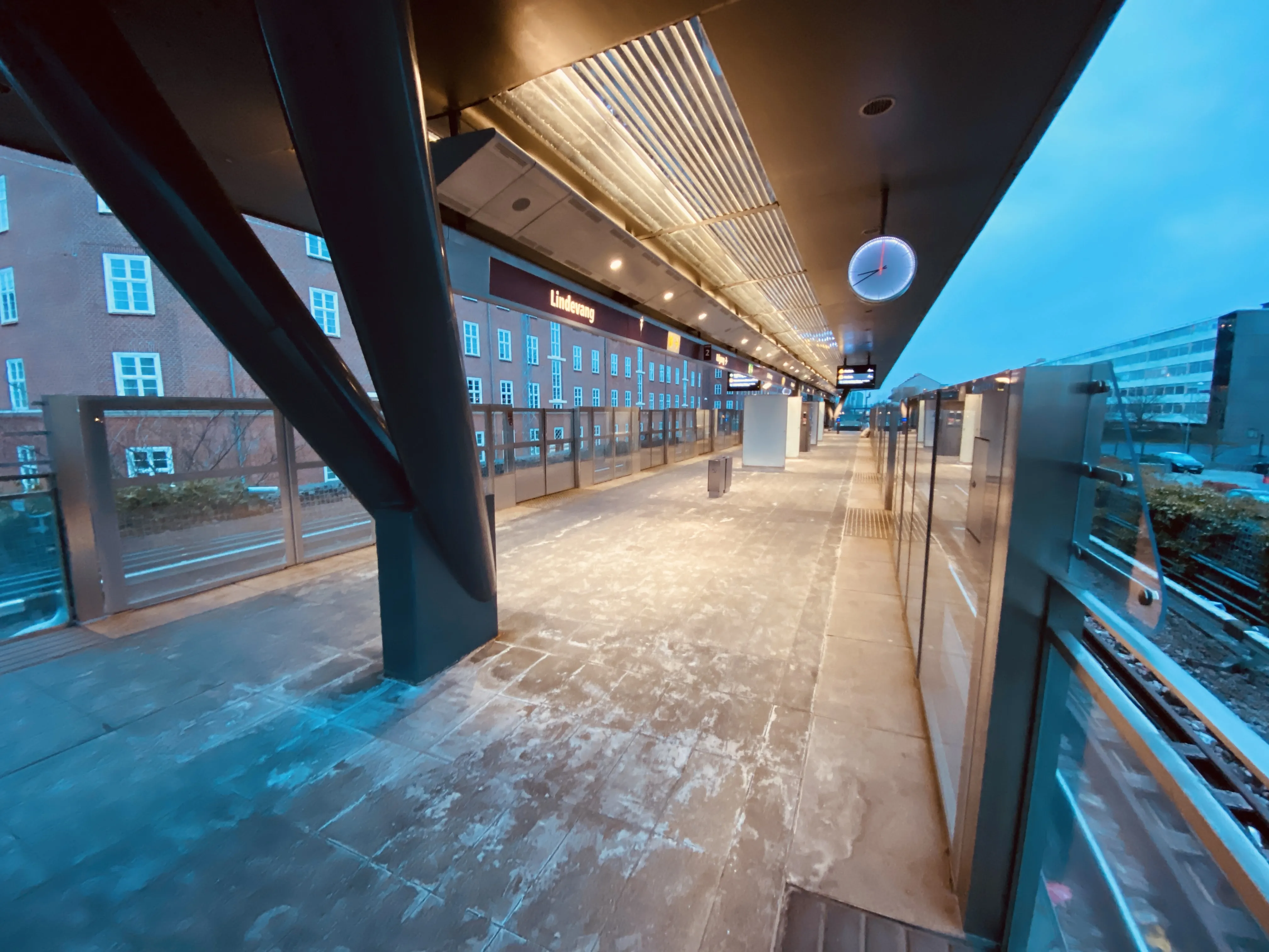 Billede af Lindevang Metrostation.