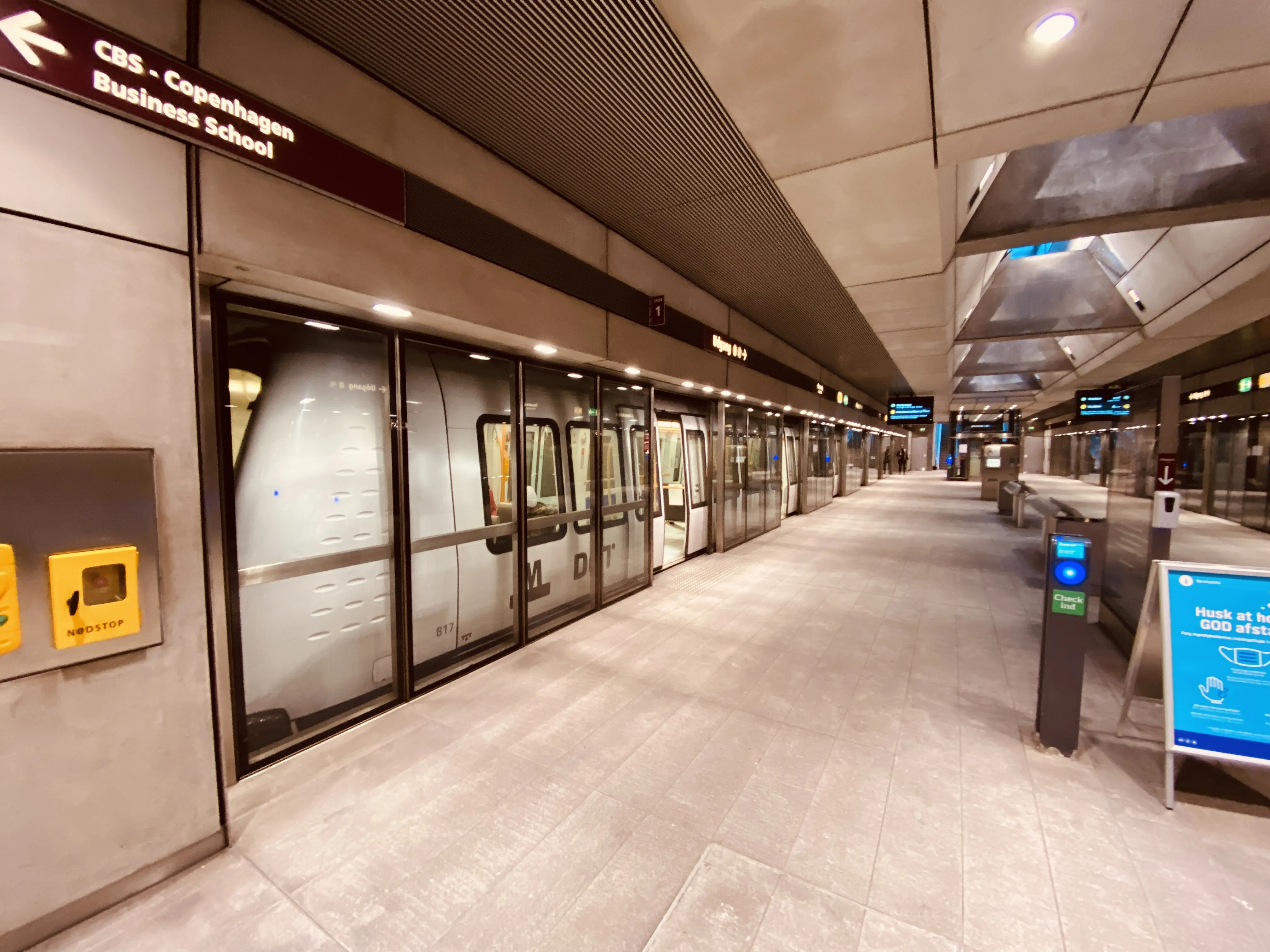 Billede af Fasanvej Metrostation. Billede af Fasanvej Metrostation.