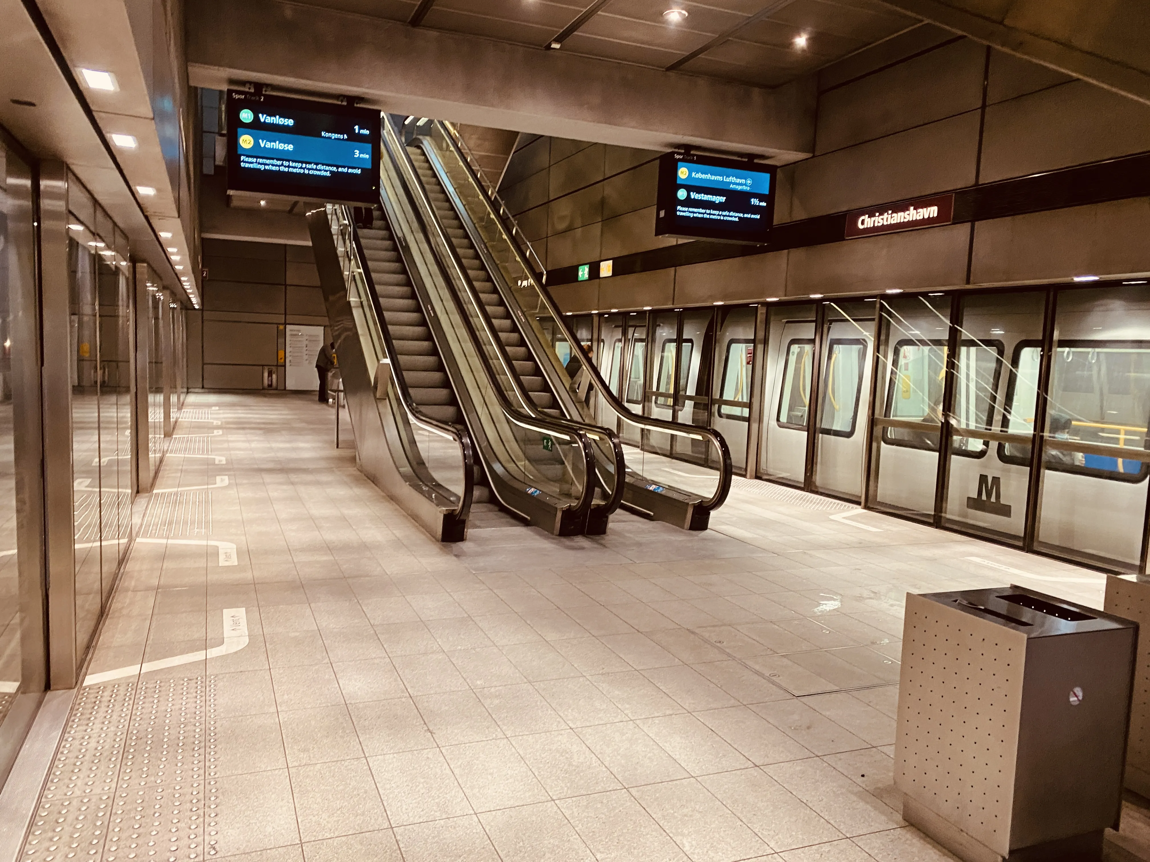 Billede af Christianshavn Metrostation.