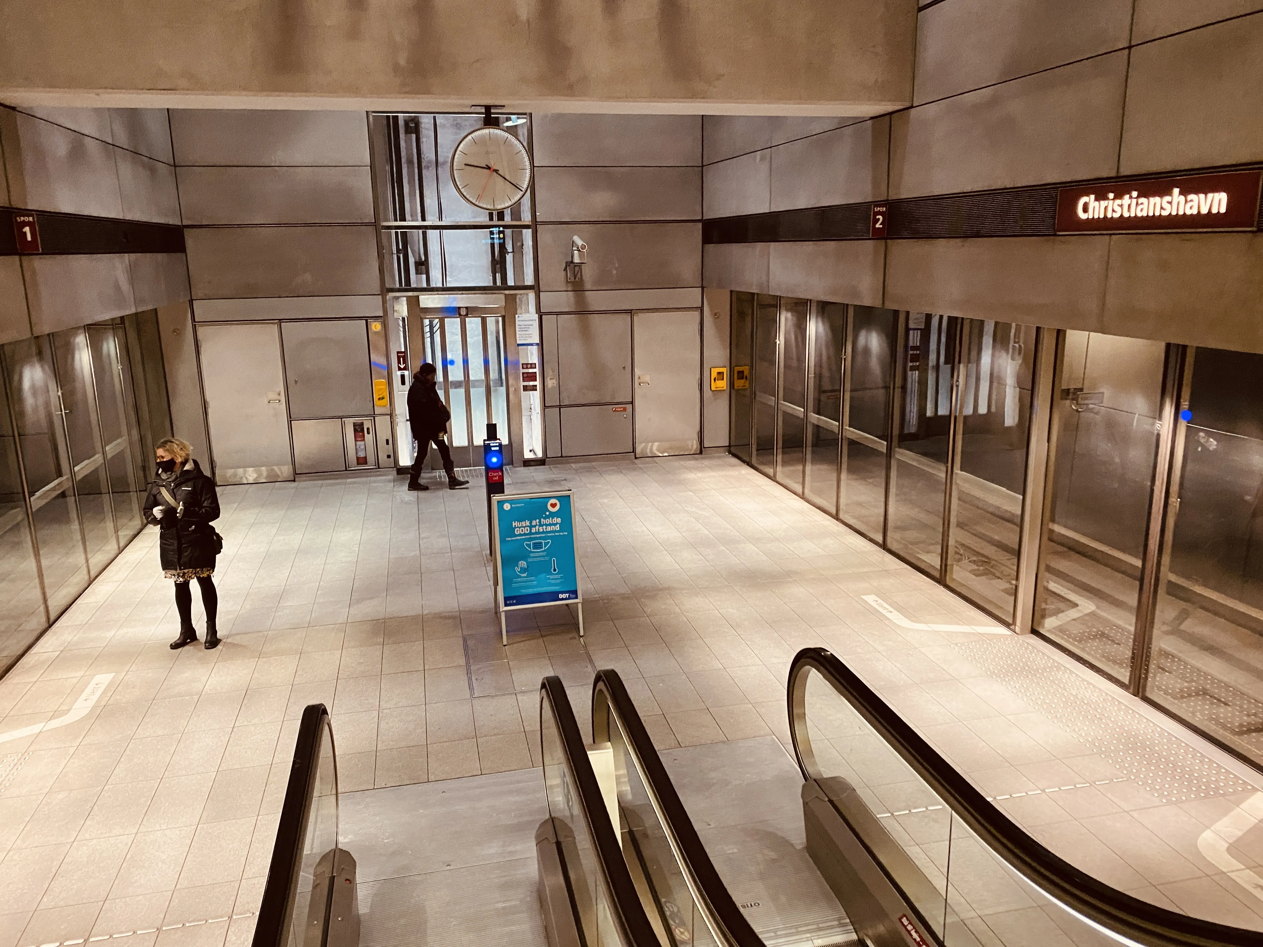 Billede af Christianshavn Metrostation.