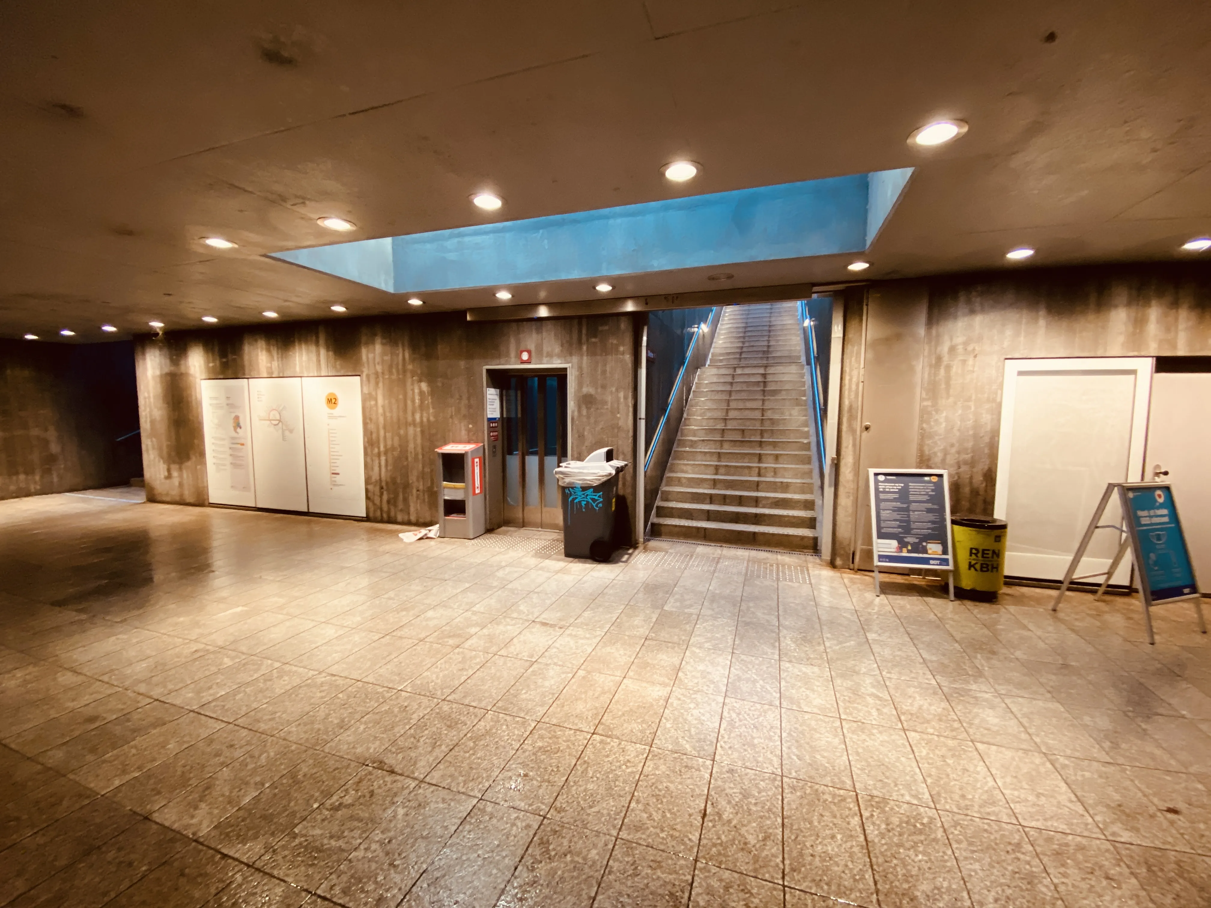 Billede af Amager Strand Metrostation. Billede af Amager Strand Metrostation.