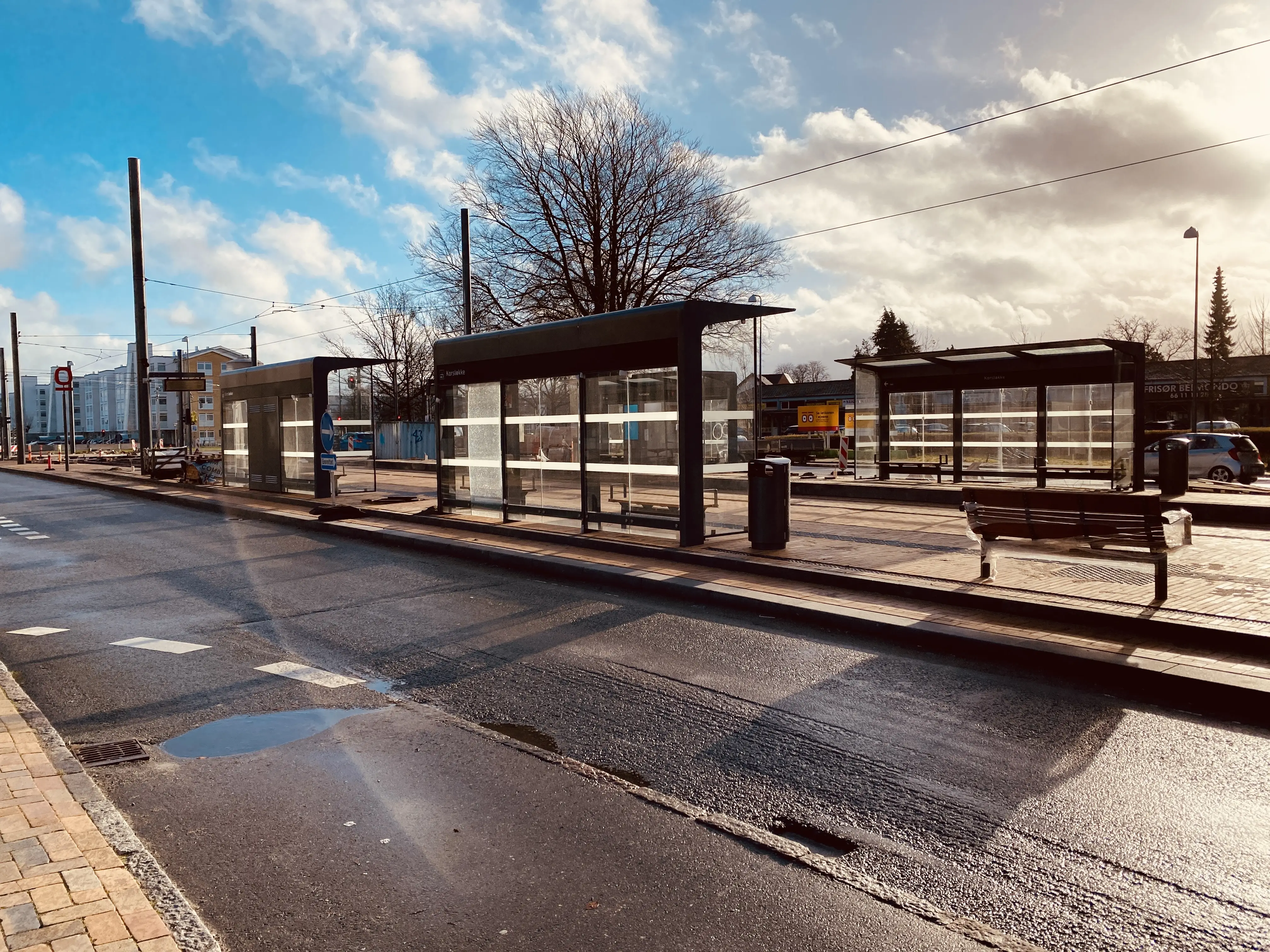 Billede af Korsløkke Letbanestation.