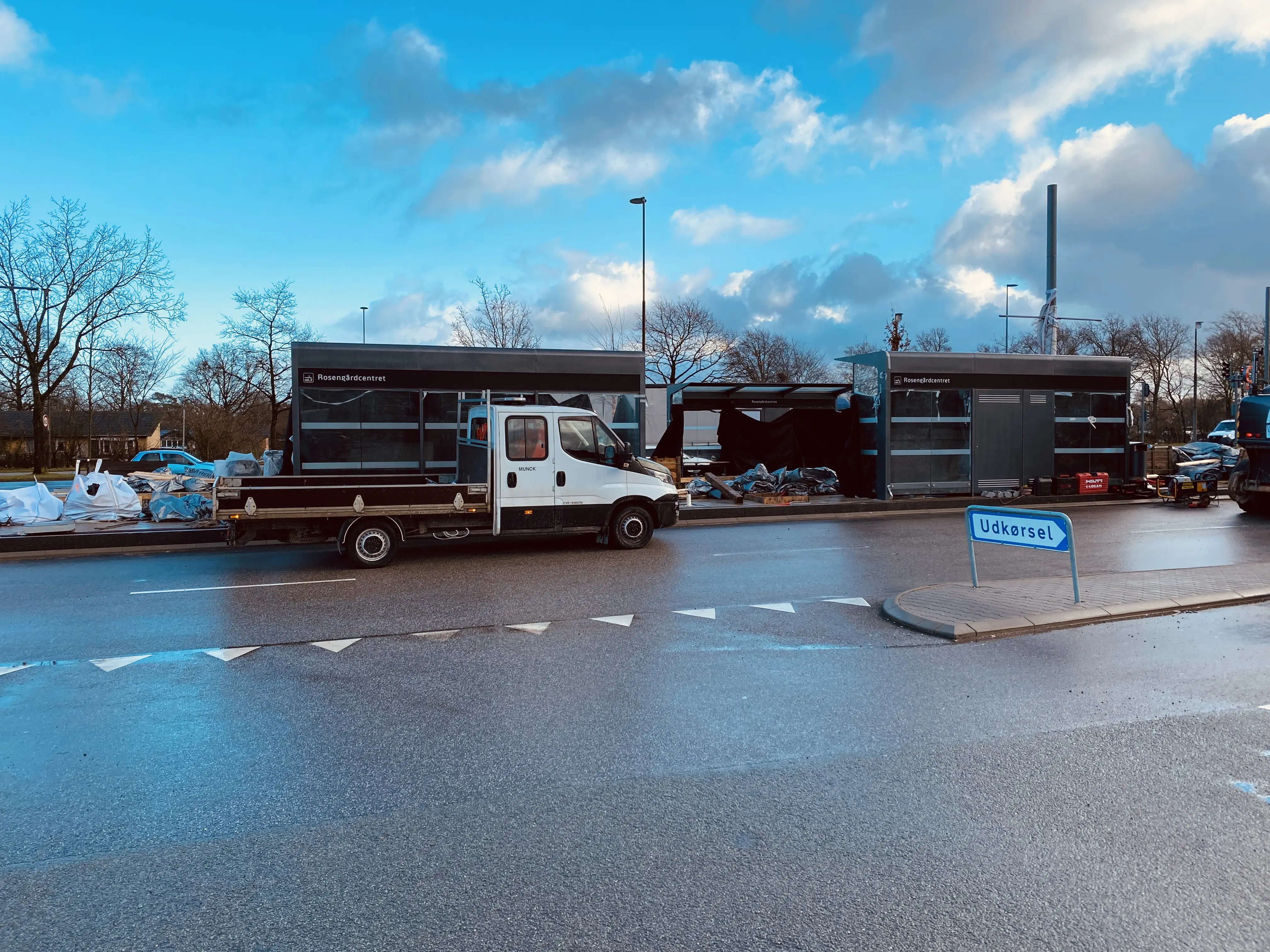 Billede af Rosengårdcentret Letbanestation.