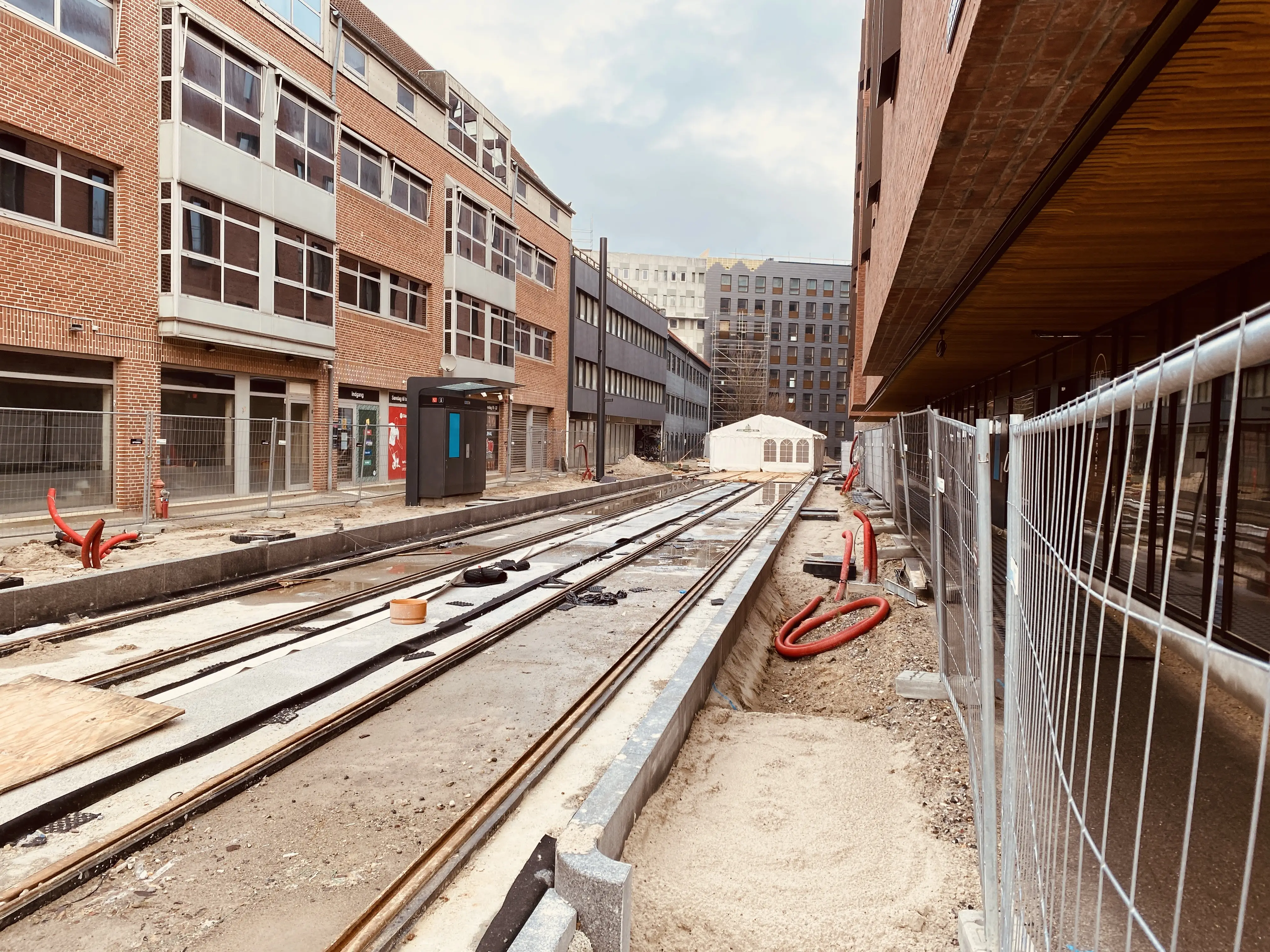 Billede af Odeon Letbanestation.