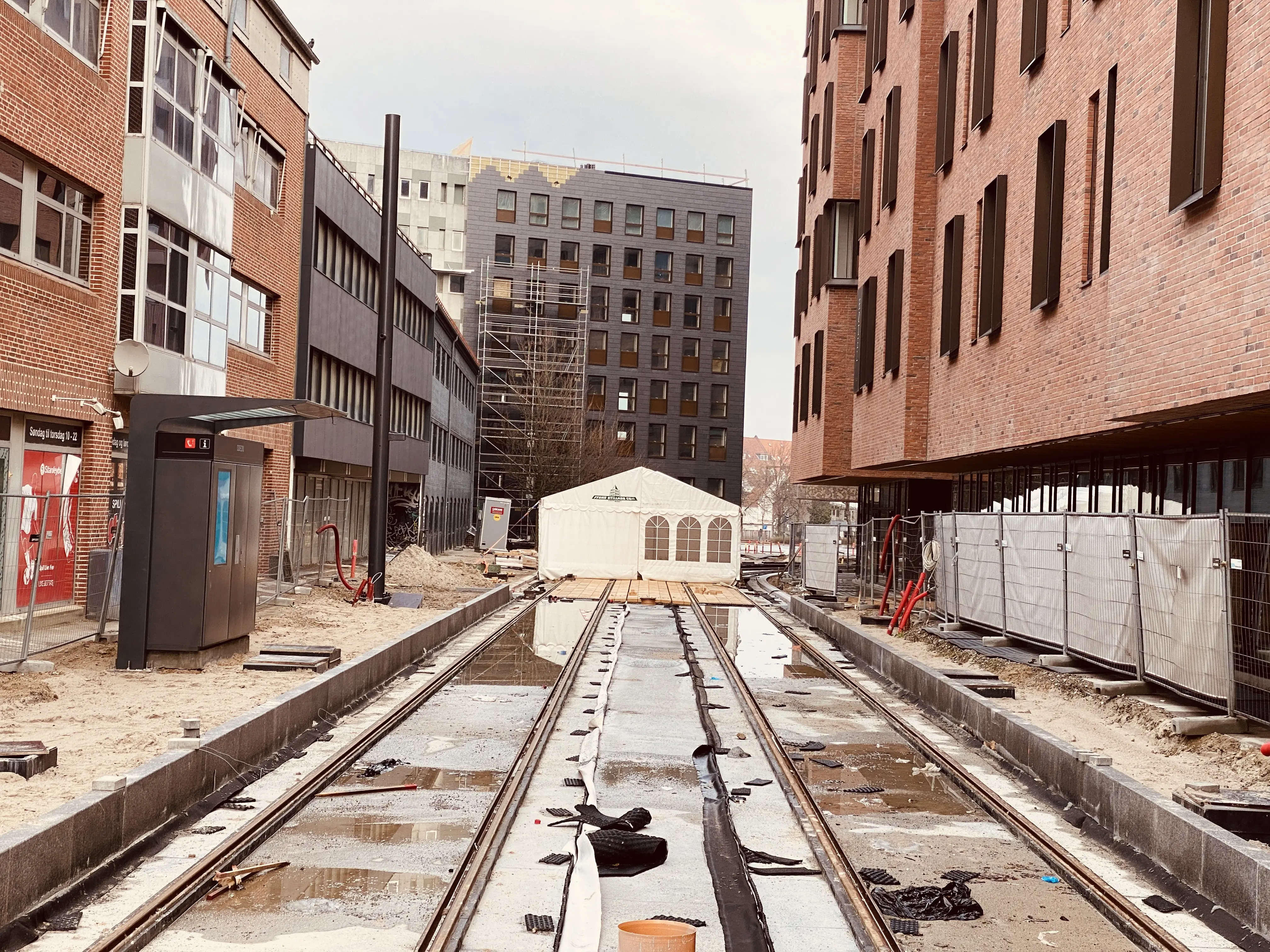 Billede af Odeon Letbanestation.