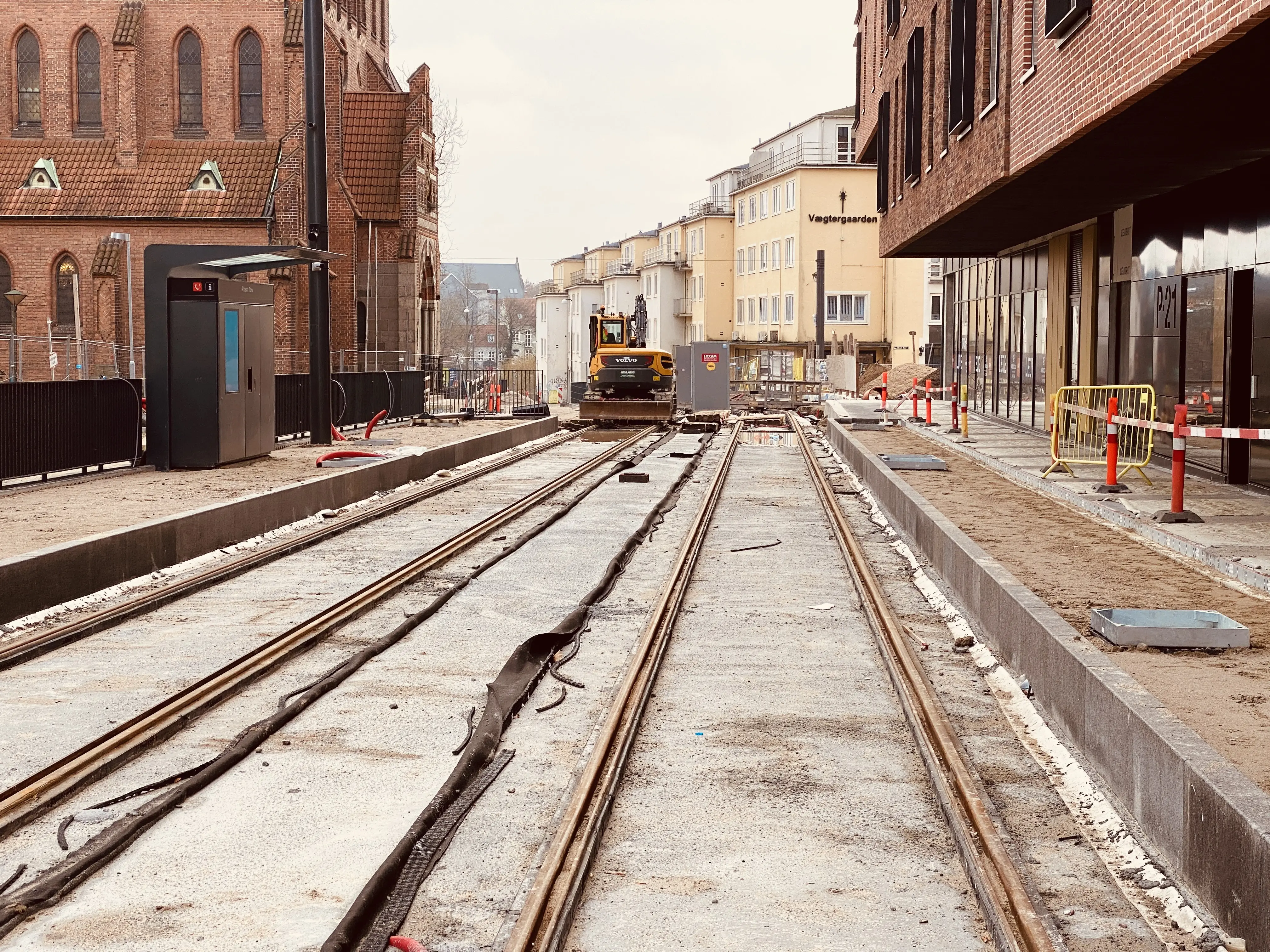 Billede af Albani Torv Letbanestation. Billede af Albani Torv Letbanestation.