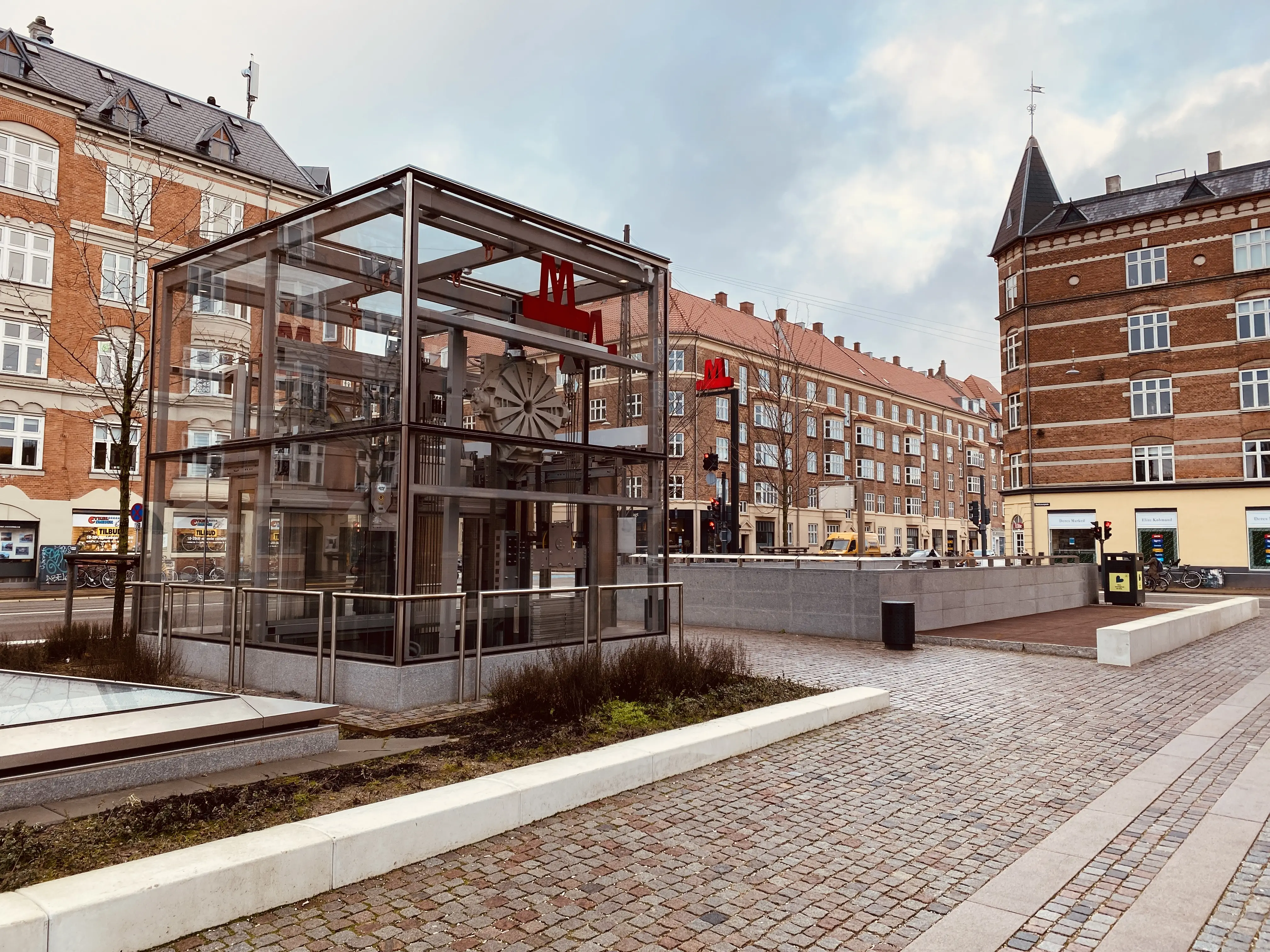 Billede af Nuuks Plads Metrostation.