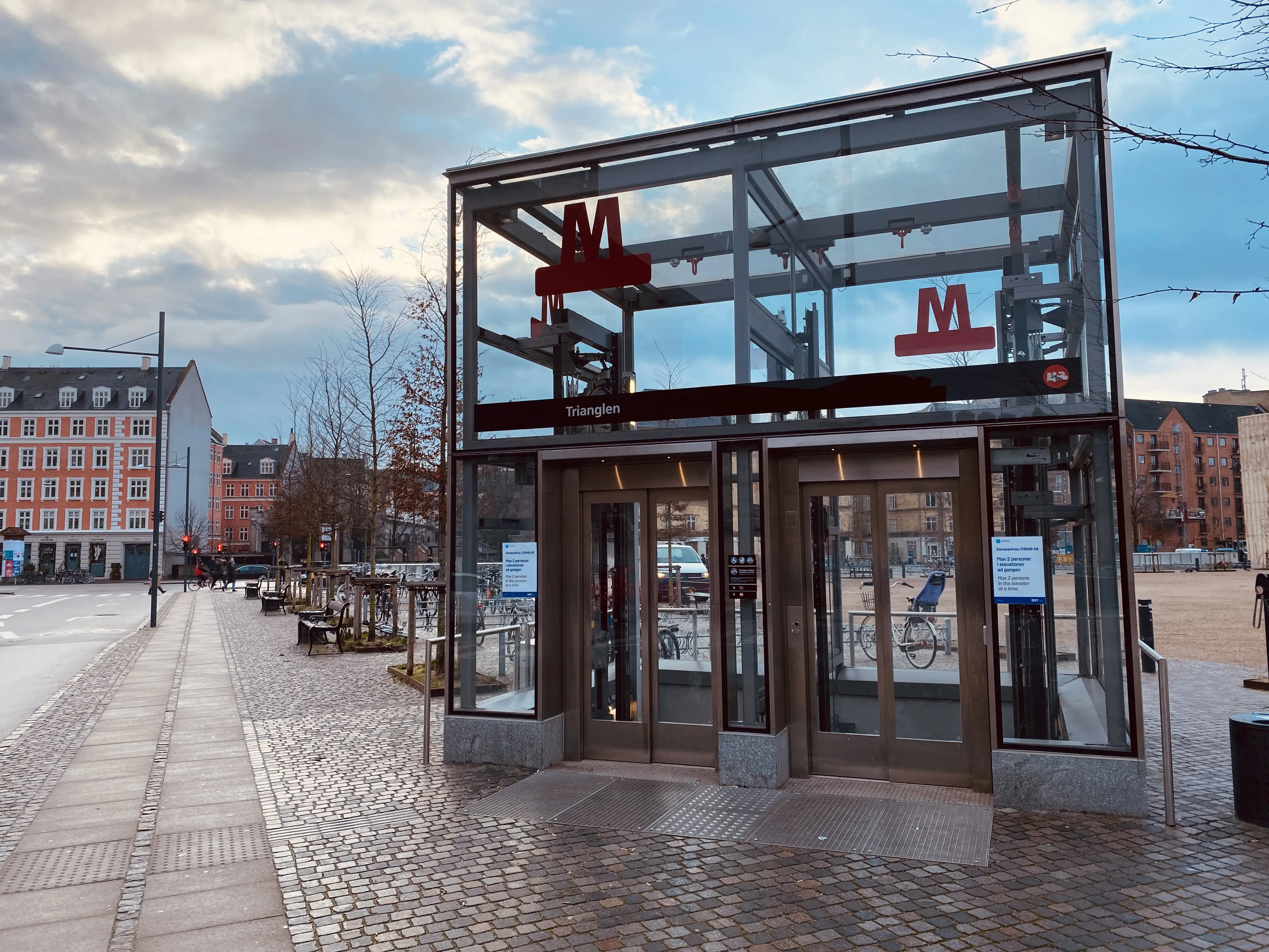 Billede af Trianglen Metrostation.