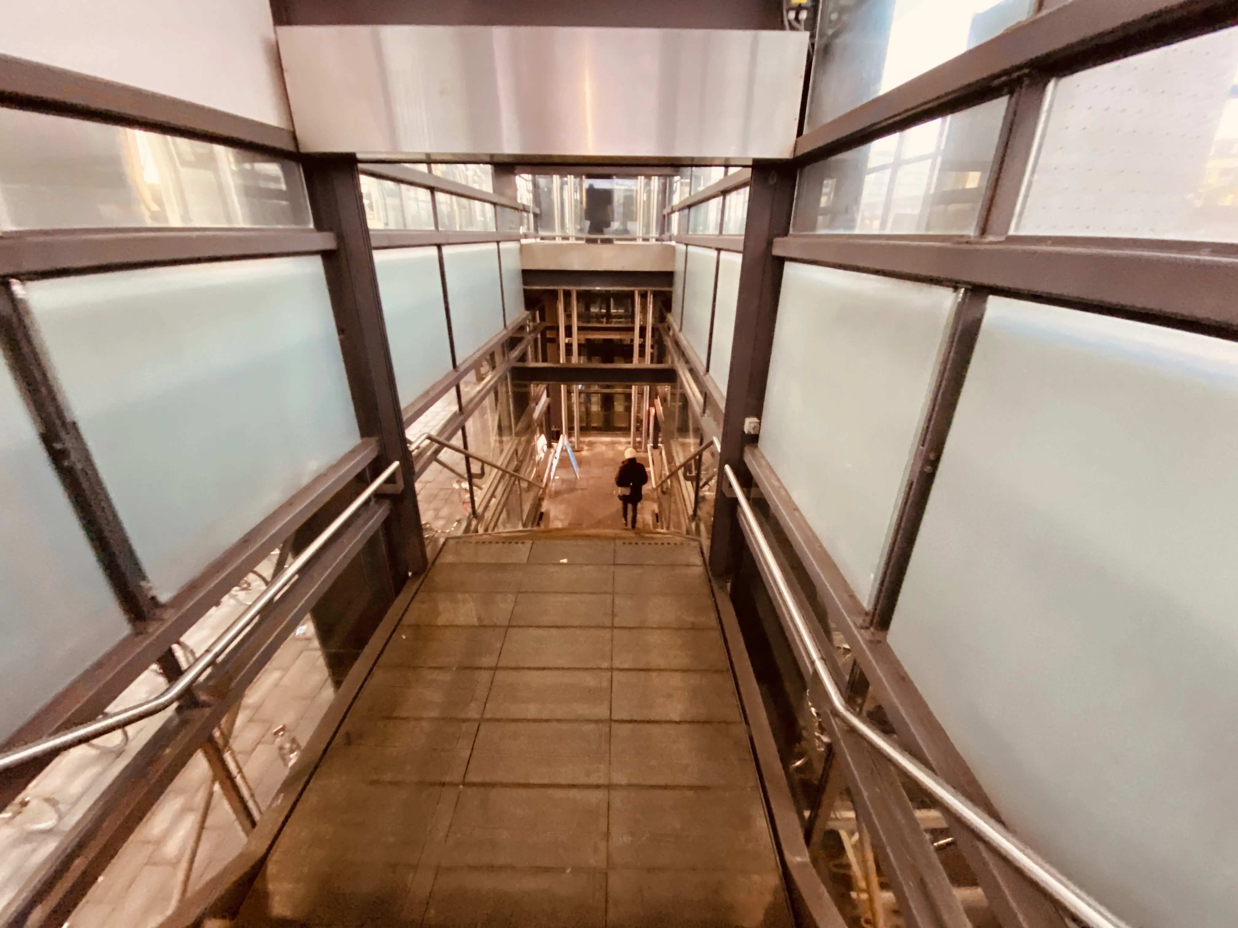 Billede af Vestamager Metrostation.