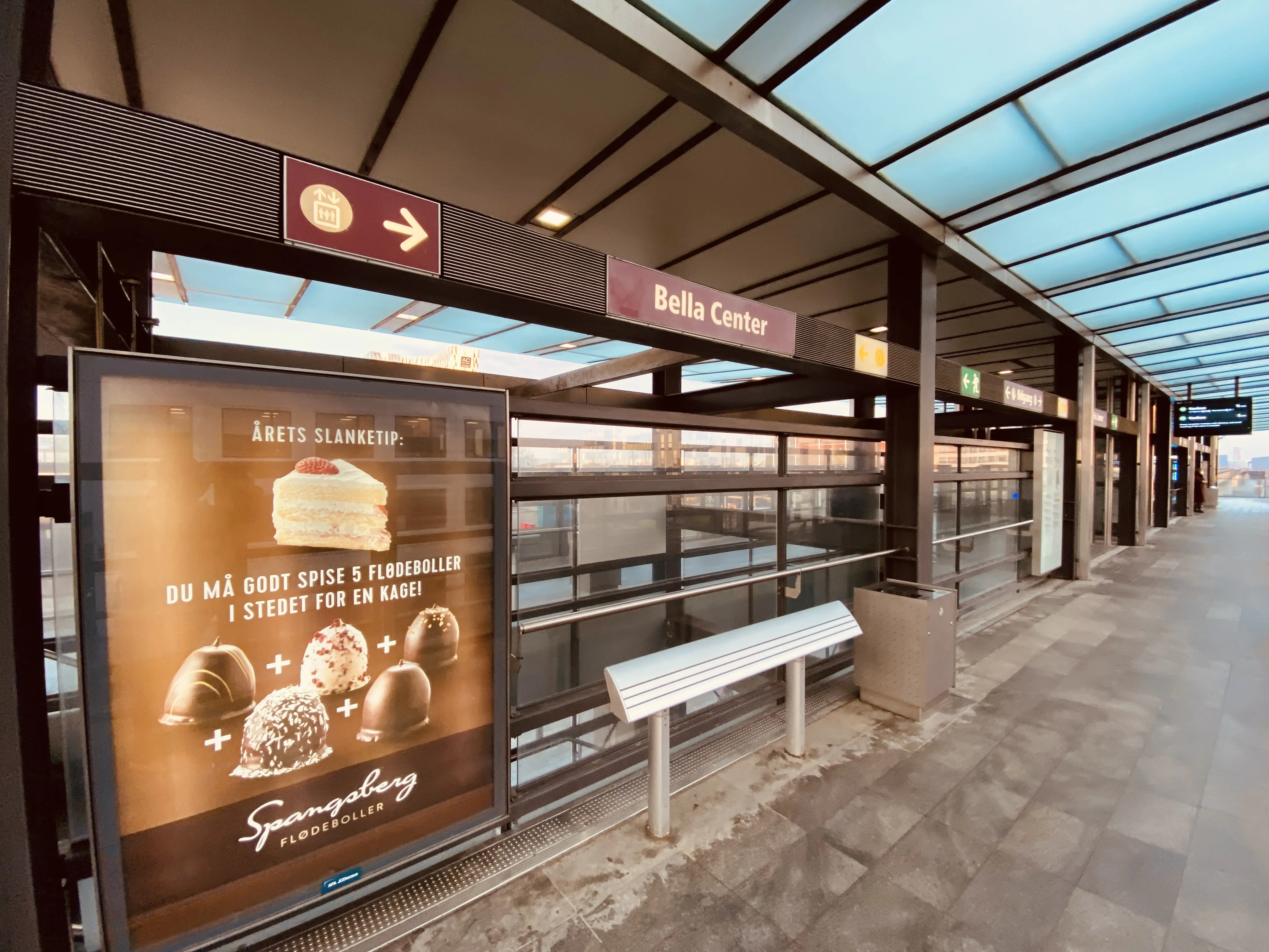 Billede af Bella Center Metrostation. Billede af Bella Center Metrostation.