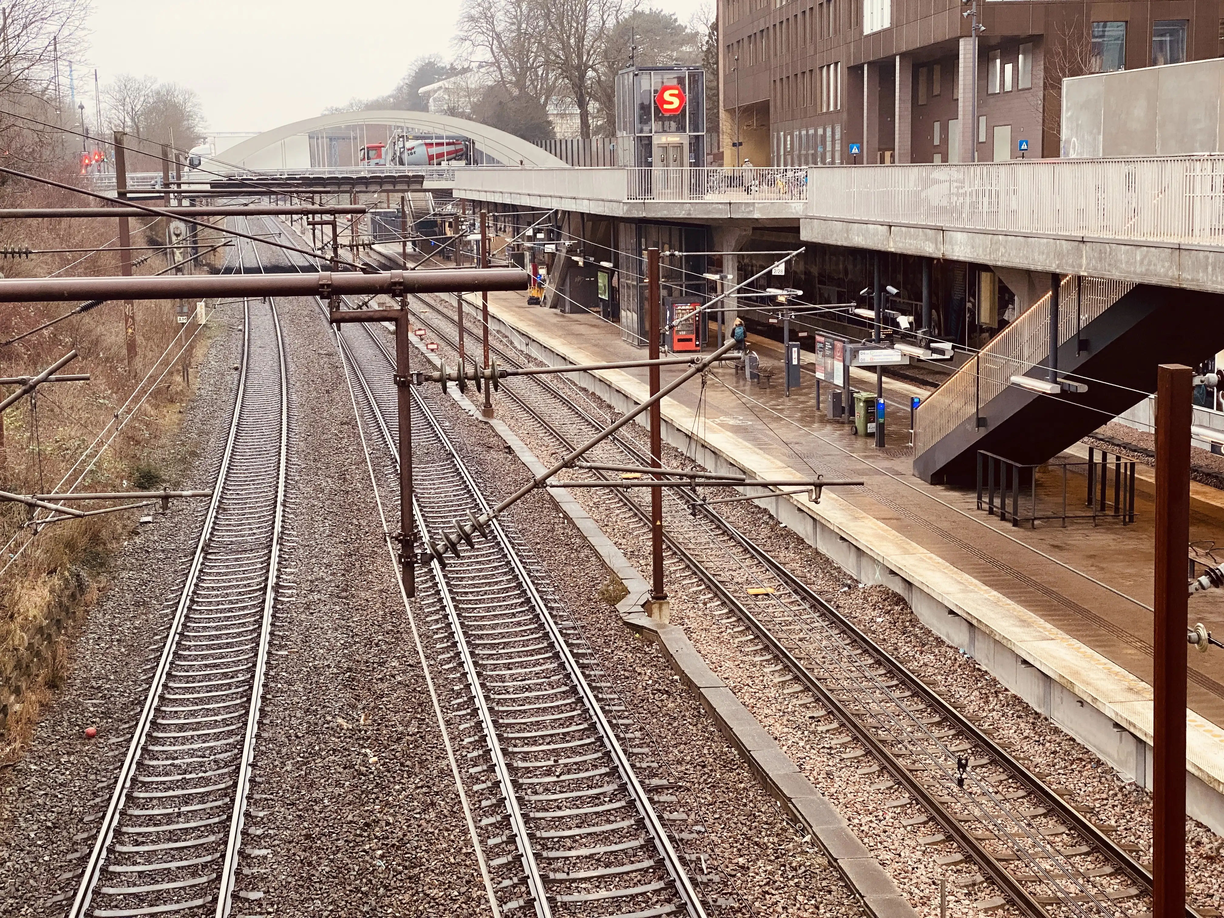 Billede af Carlsberg S-togstrinbræt. Billede af Carlsberg S-togstrinbræt.