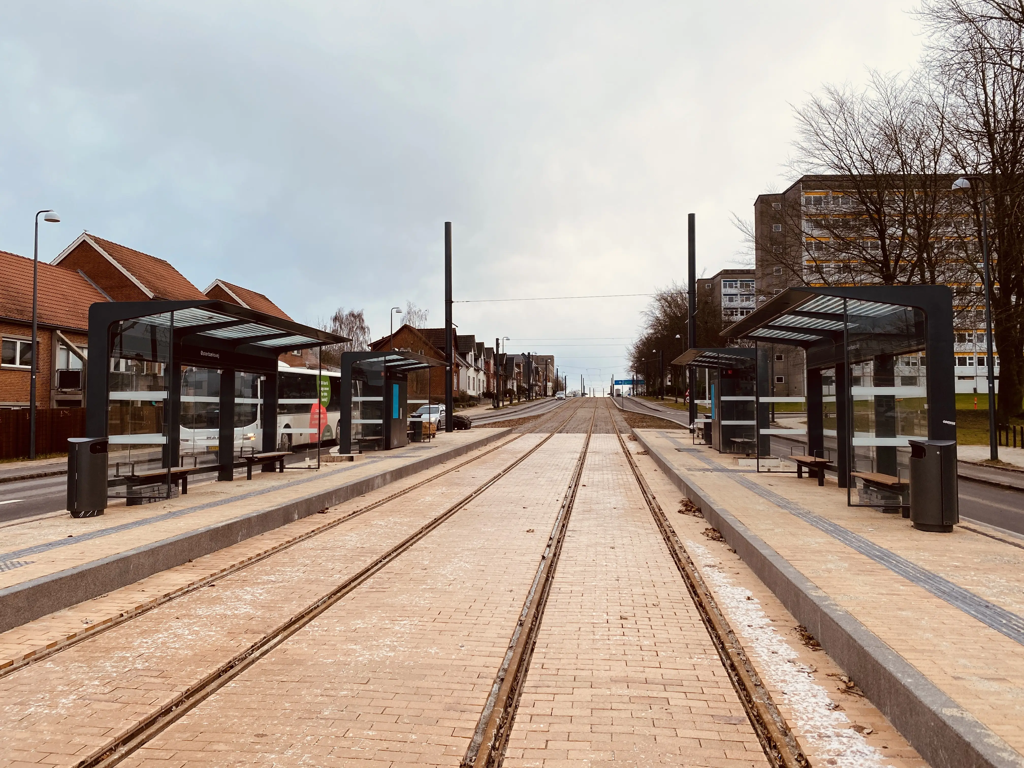 Billede af Østerbæksvej Letbanestation. Billede af Østerbæksvej Letbanestation.