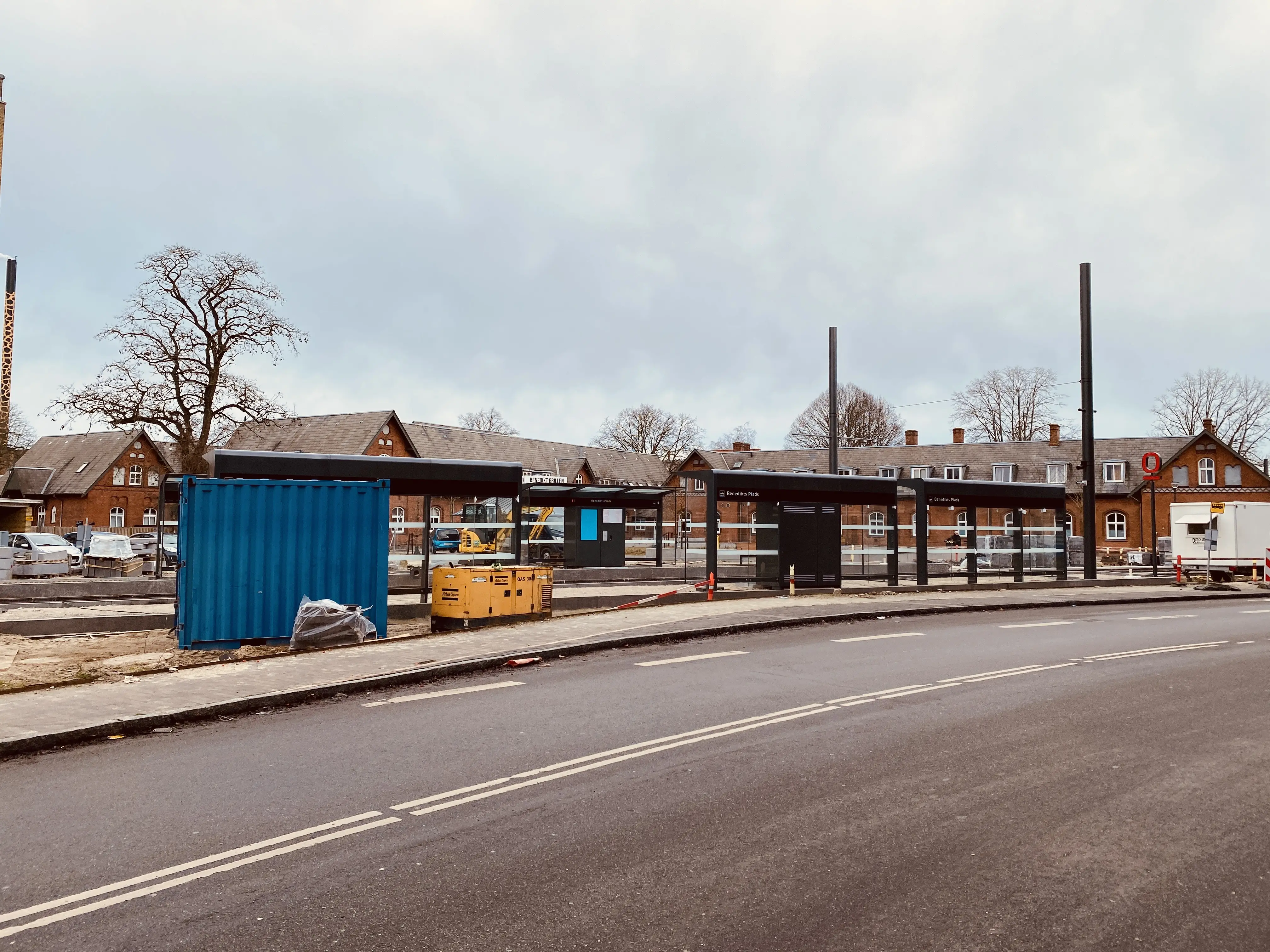 Billede af Benedikts Plads Letbanestation. Billede af Benedikts Plads Letbanestation.