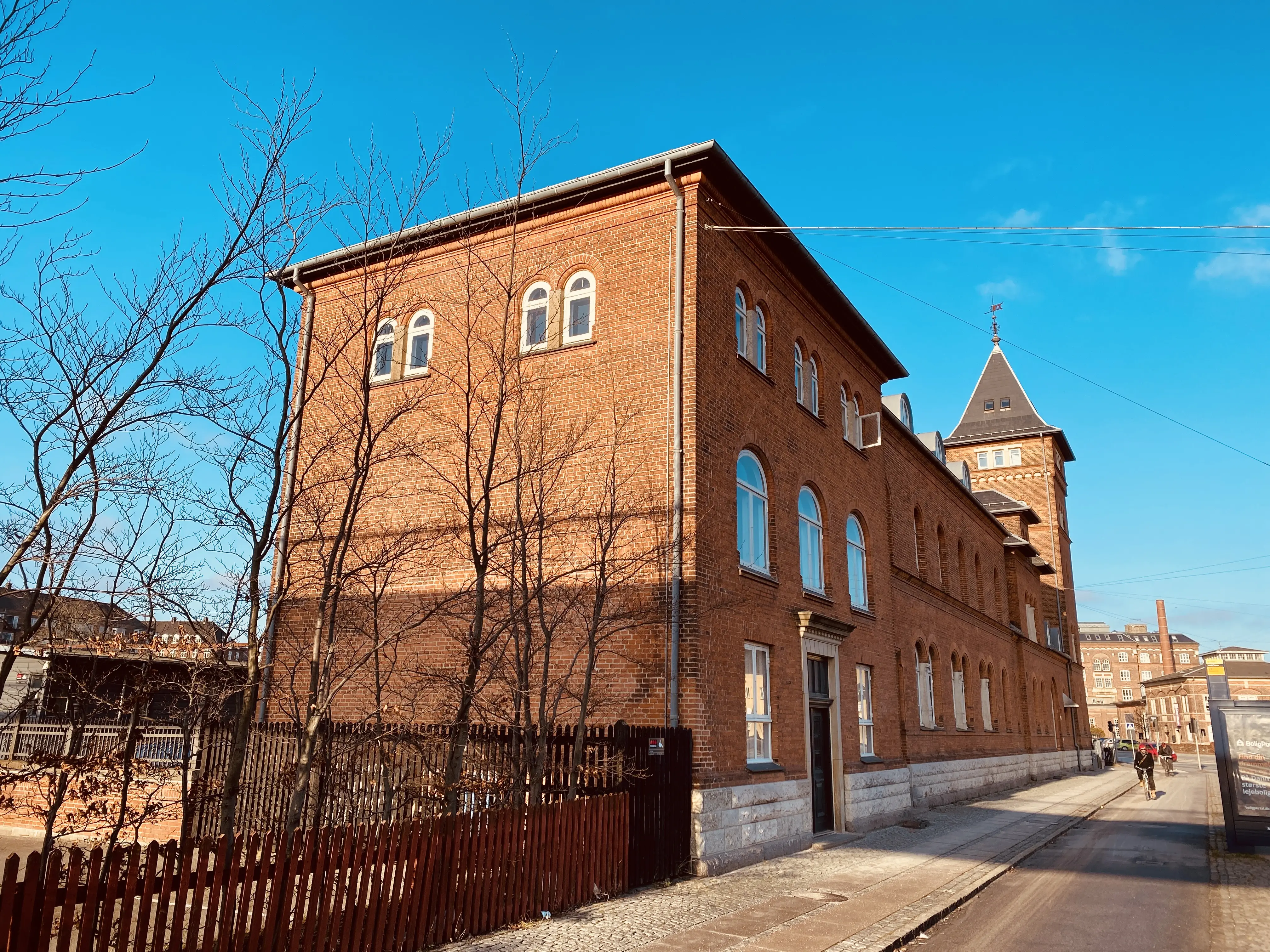 Billede af Østerport Stations remise.